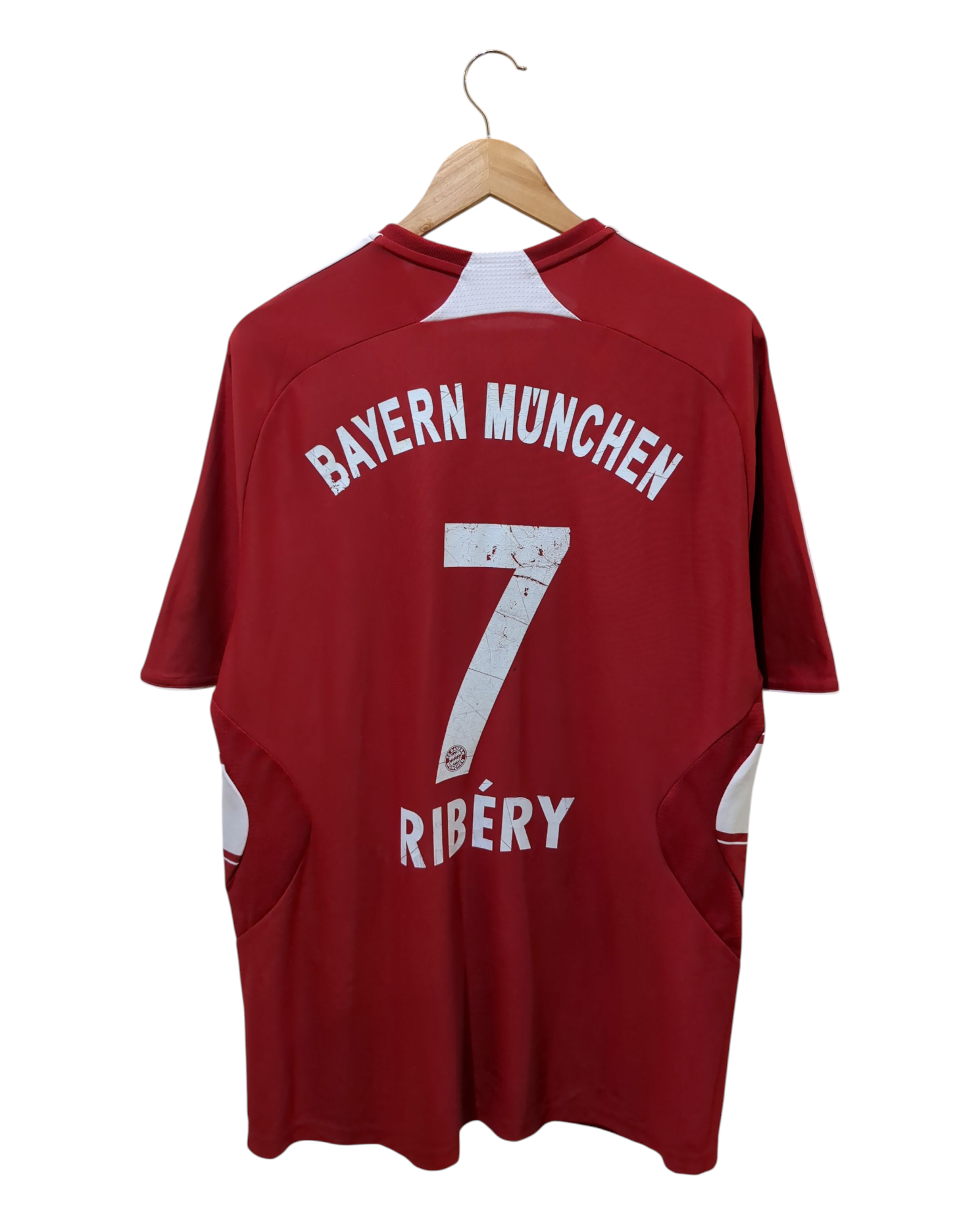 2007-08 Adidas Bayern Munich Home Shirt #7 Ribery - (L)