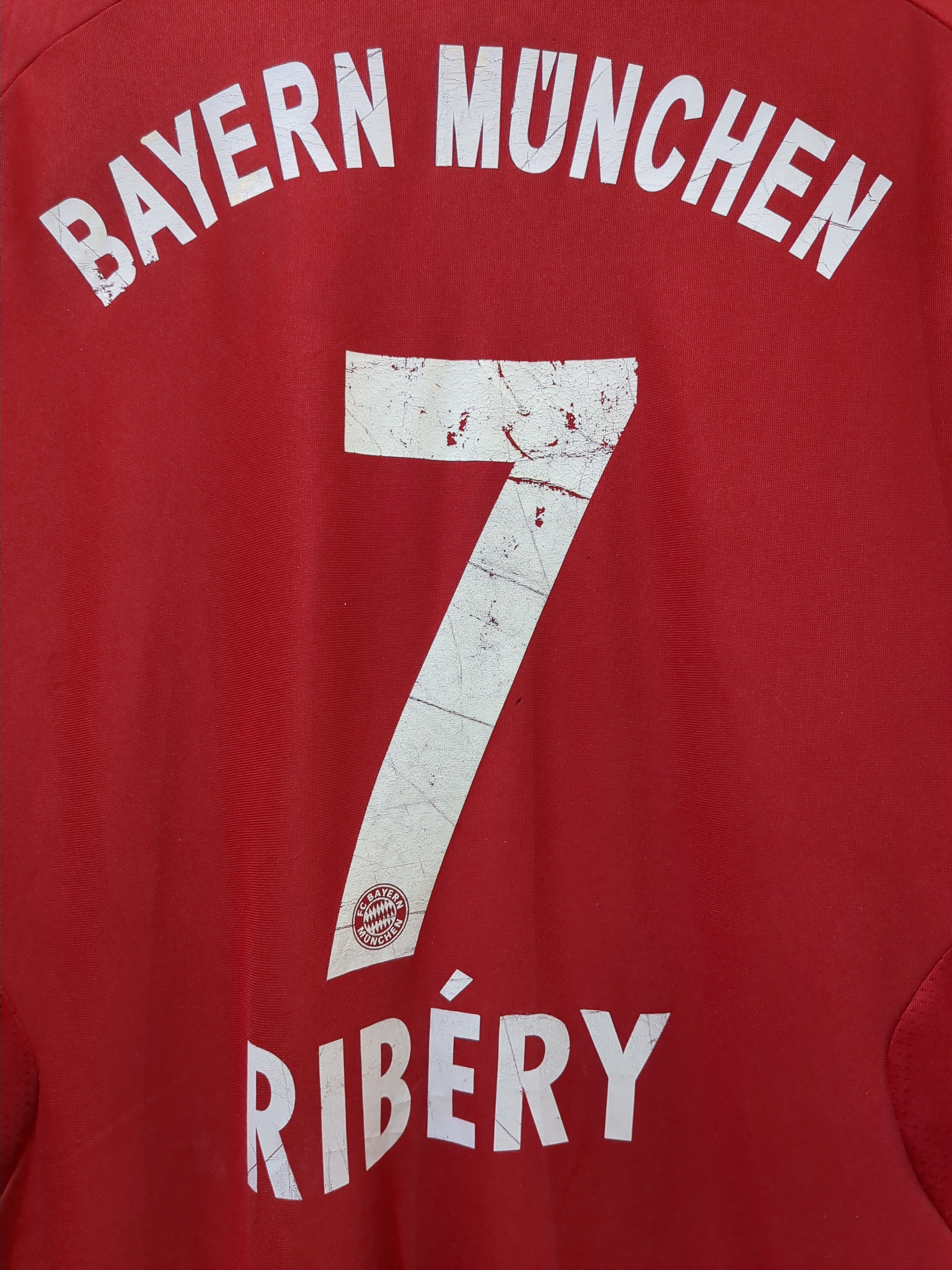 2007-08 Adidas Bayern Munich Home Shirt #7 Ribery - (L)