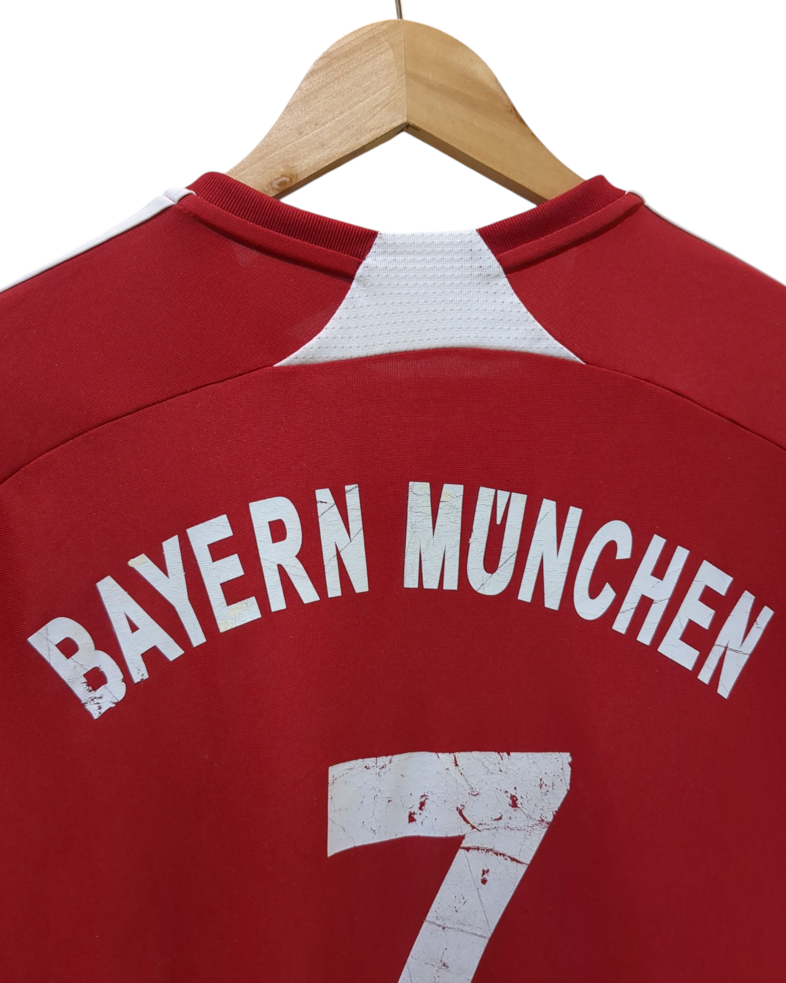 2007-08 Adidas Bayern Munich Home Shirt #7 Ribery - (L)