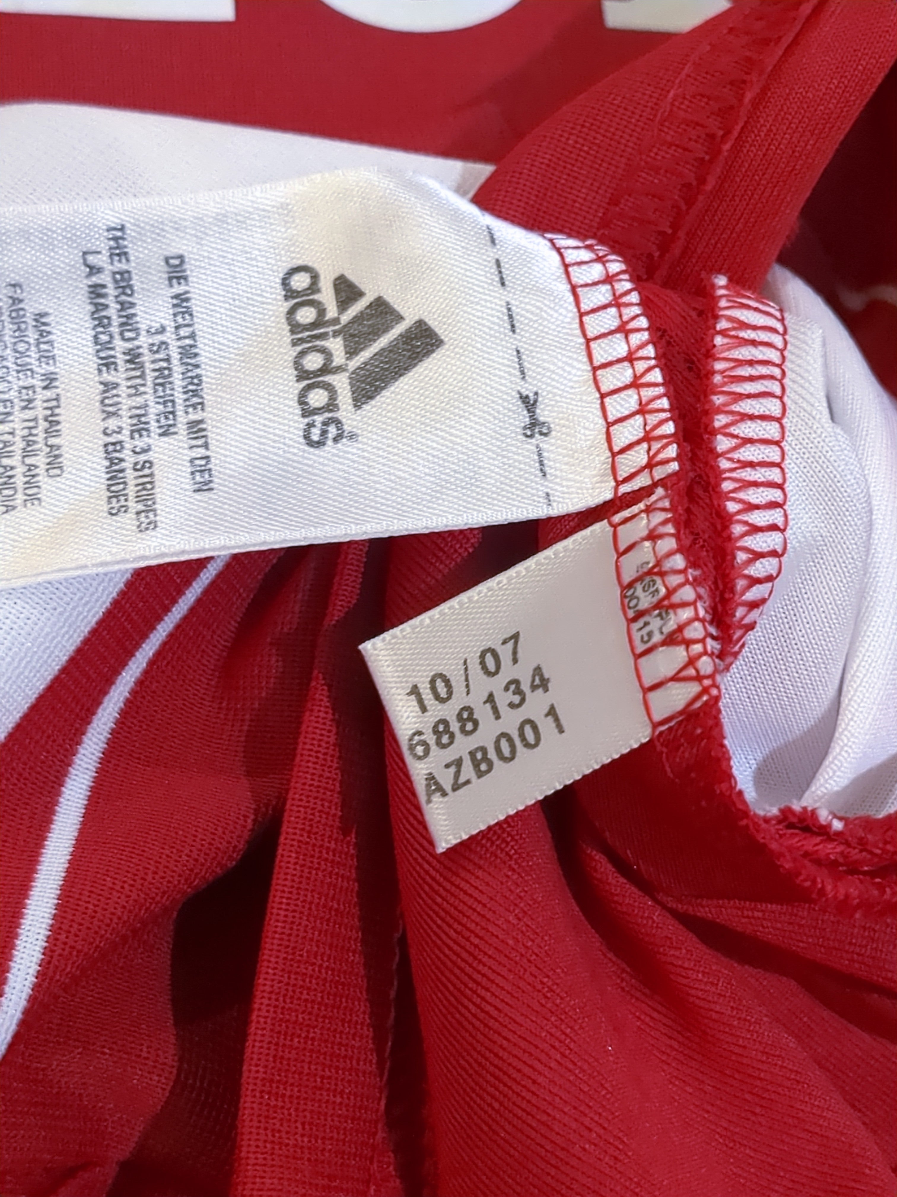 2007-08 Adidas Bayern Munich Home Shirt #7 Ribery - (L)