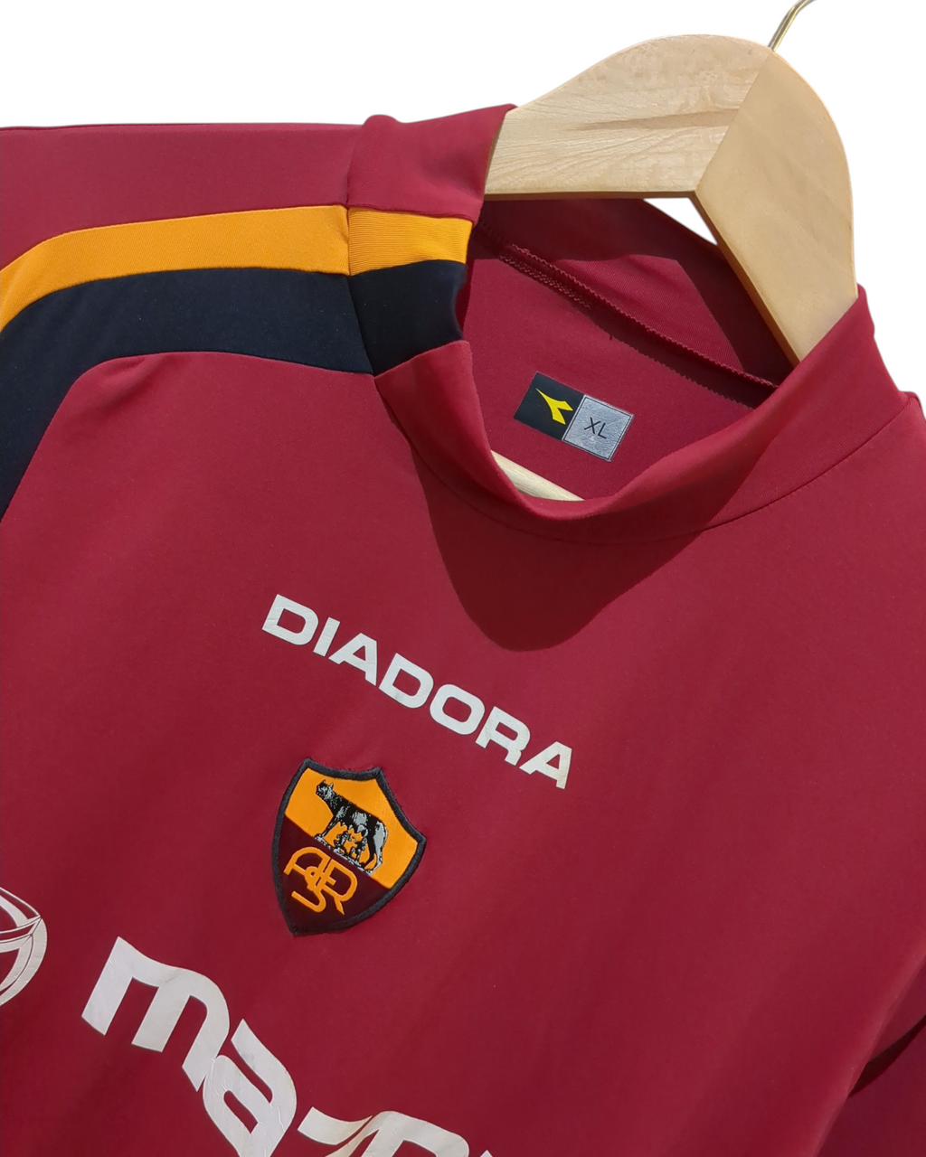 2004-05 Diadora AS Roma 'Limited Edition' Home Shirt - (L)