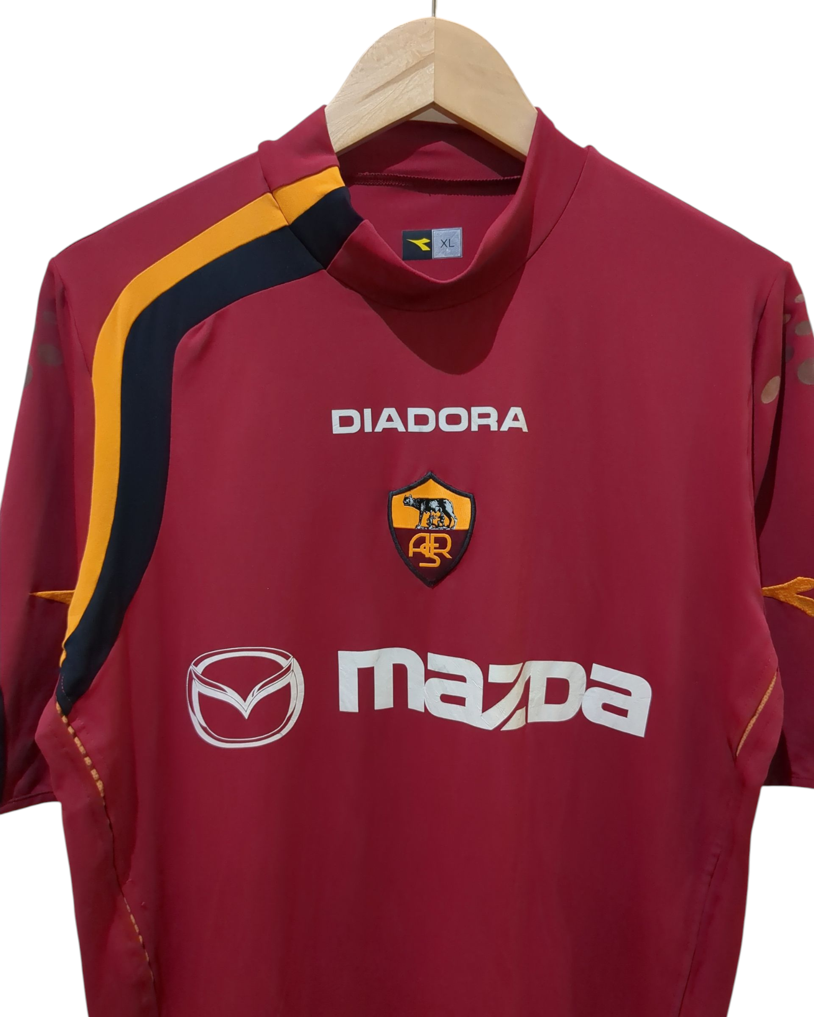 2004-05 Diadora AS Roma 'Limited Edition' Home Shirt - (L)