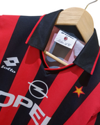 1995-96 Lotto AC Milan Home L/S Shirt - (XS)
