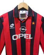 1995-96 Lotto AC Milan Home L/S Shirt - (XS)