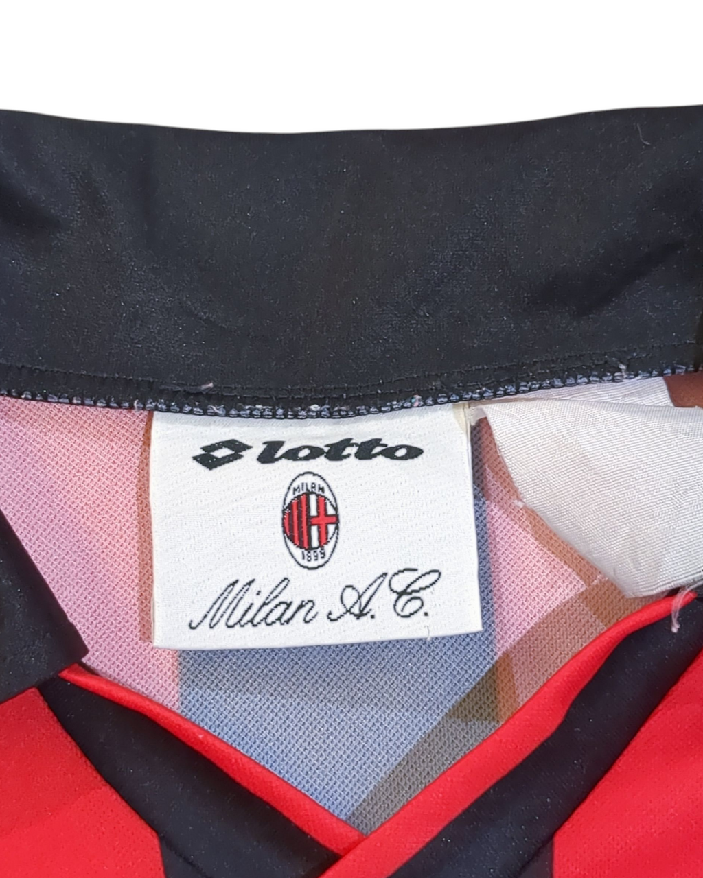 1995-96 Lotto AC Milan Home L/S Shirt - (XS)