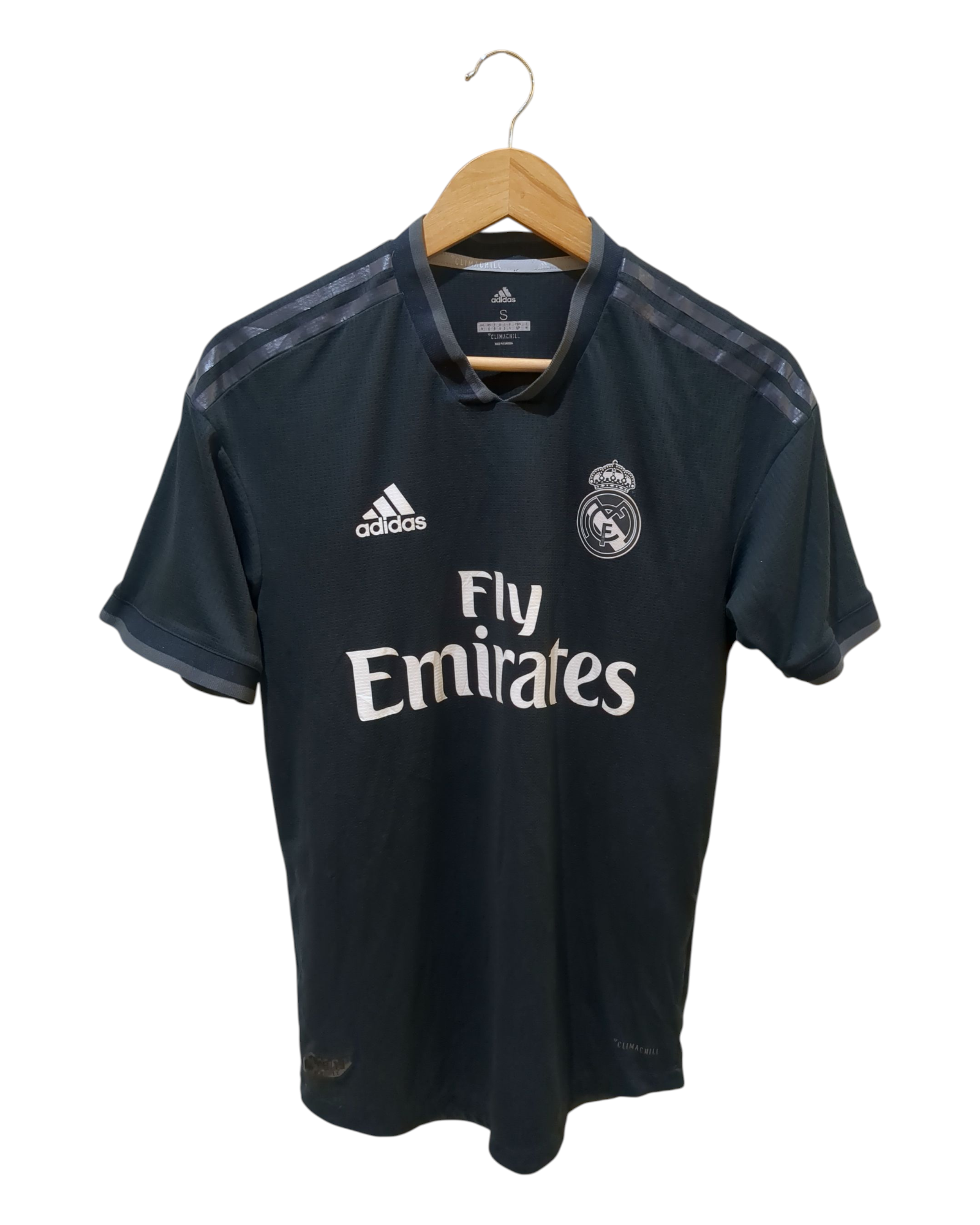 2018-19 Real Madrid Adidas Authentic Away Shirt - (S)