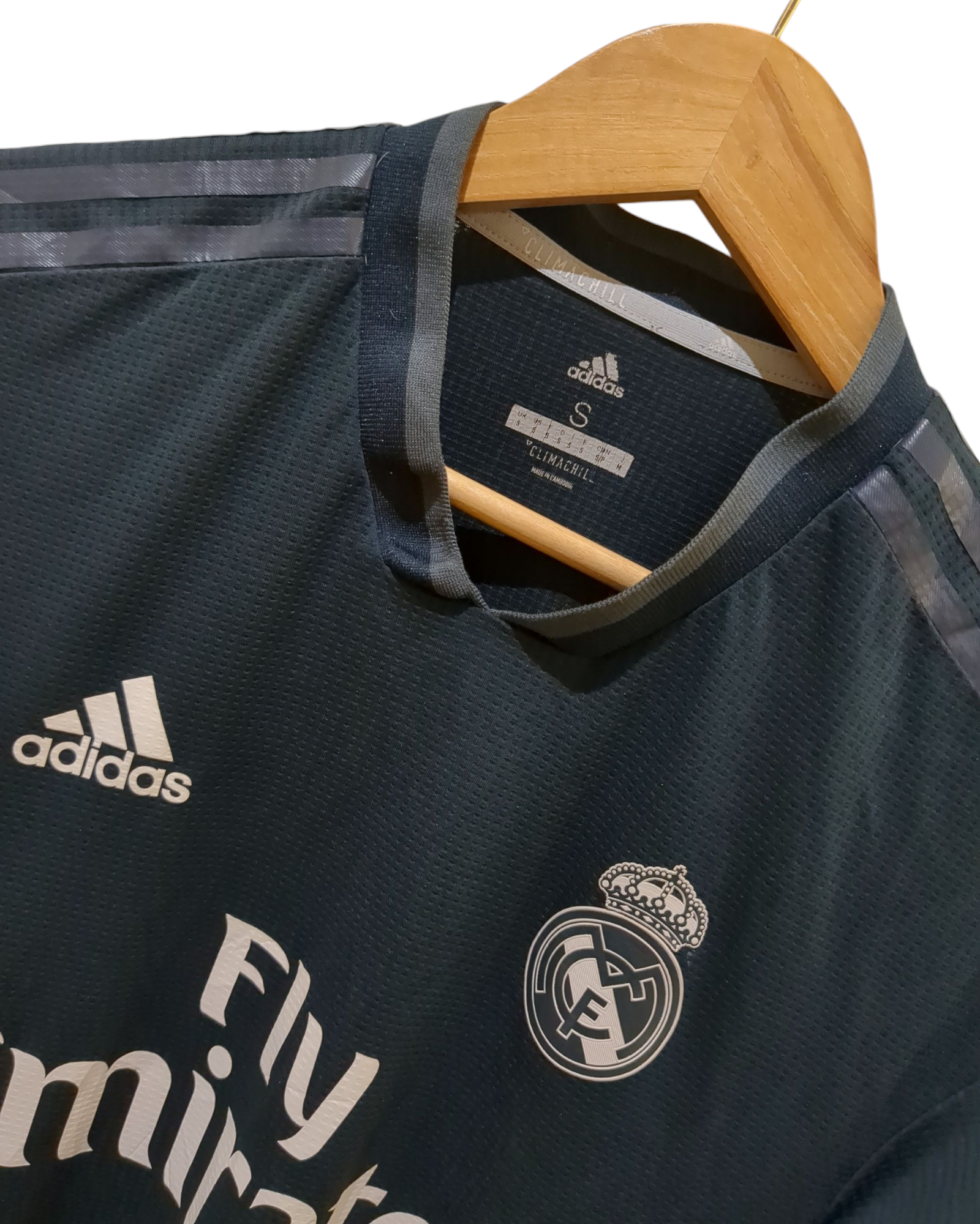 2018-19 Real Madrid Adidas Authentic Away Shirt - (S)