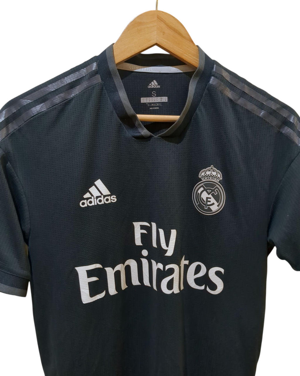 2018-19 Real Madrid Adidas Authentic Away Shirt - (S)