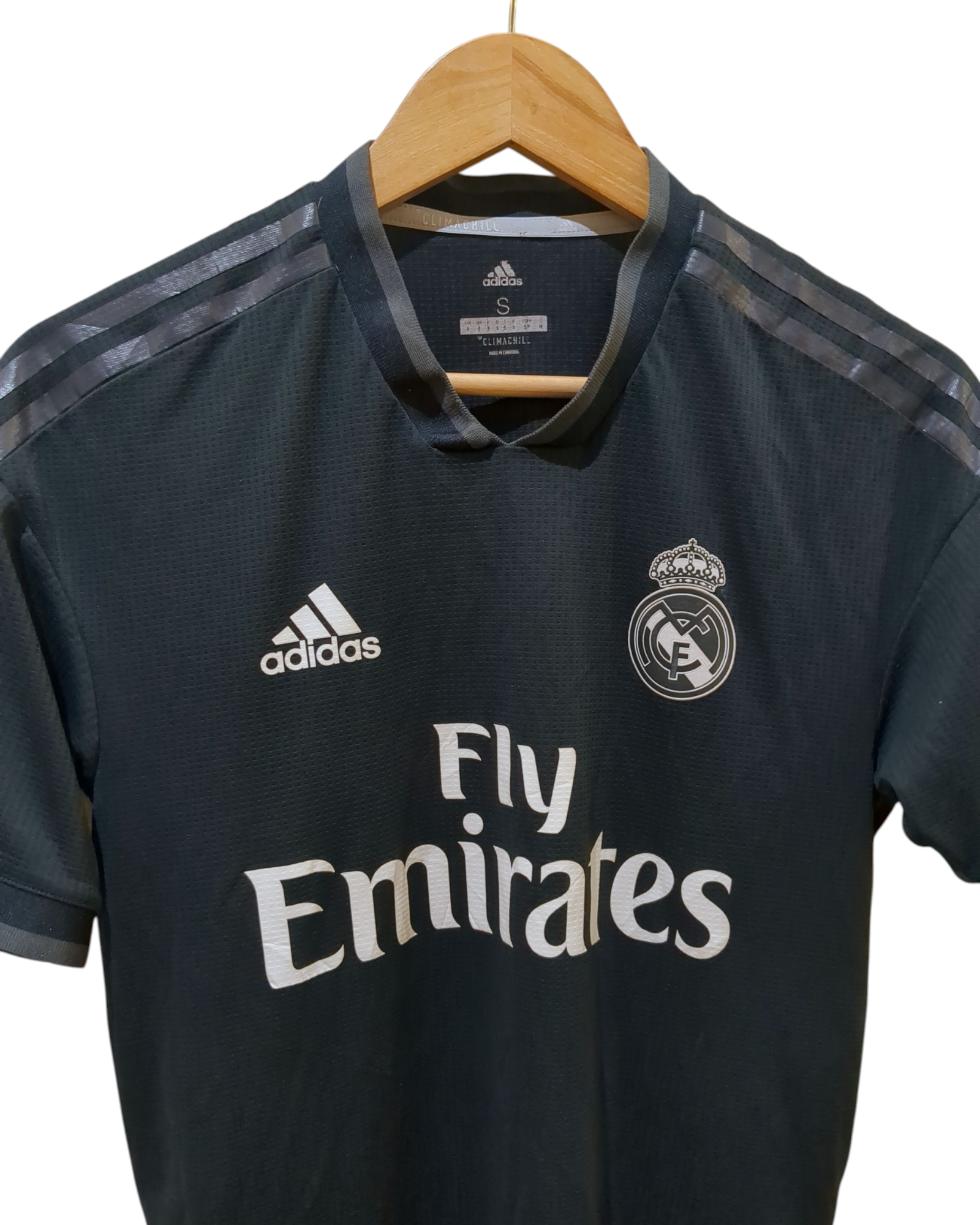 2018-19 Real Madrid Adidas Authentic Away Shirt - (S)