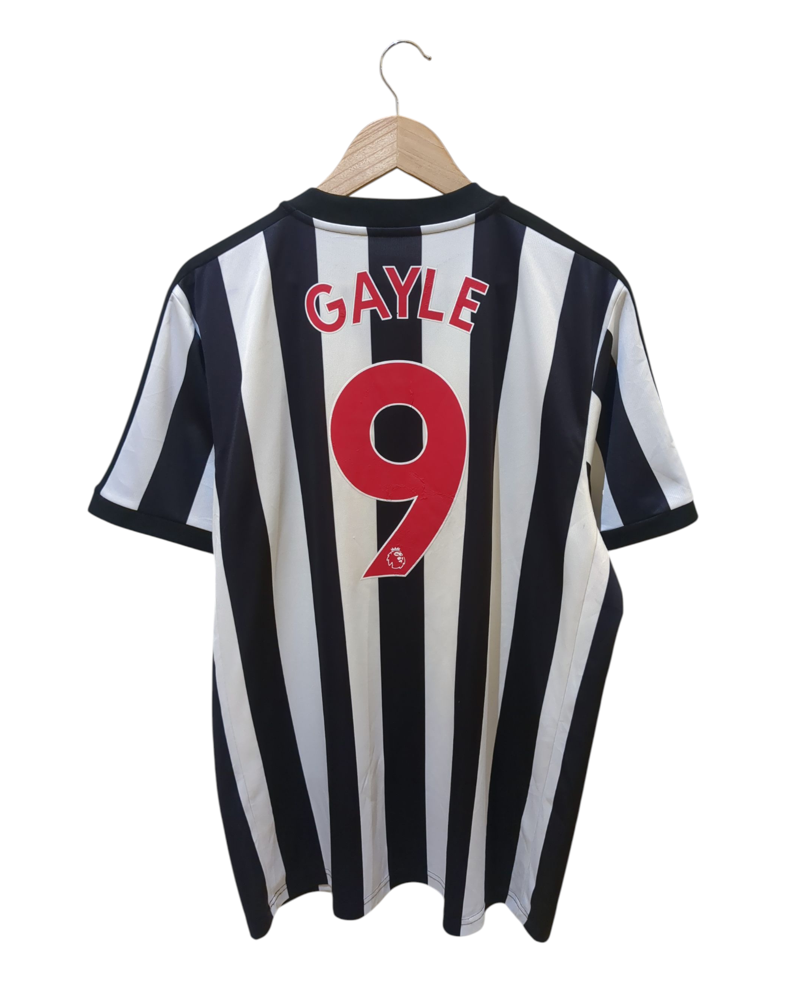 2017-18 Puma Newcastle Home Shirt #9 Gayle - (L)