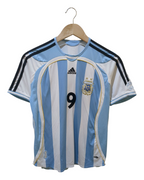 2005-07 Adidas Argentina Home Shirt #9 Crespo - (S)