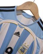 2005-07 Adidas Argentina Home Shirt #9 Crespo - (S)