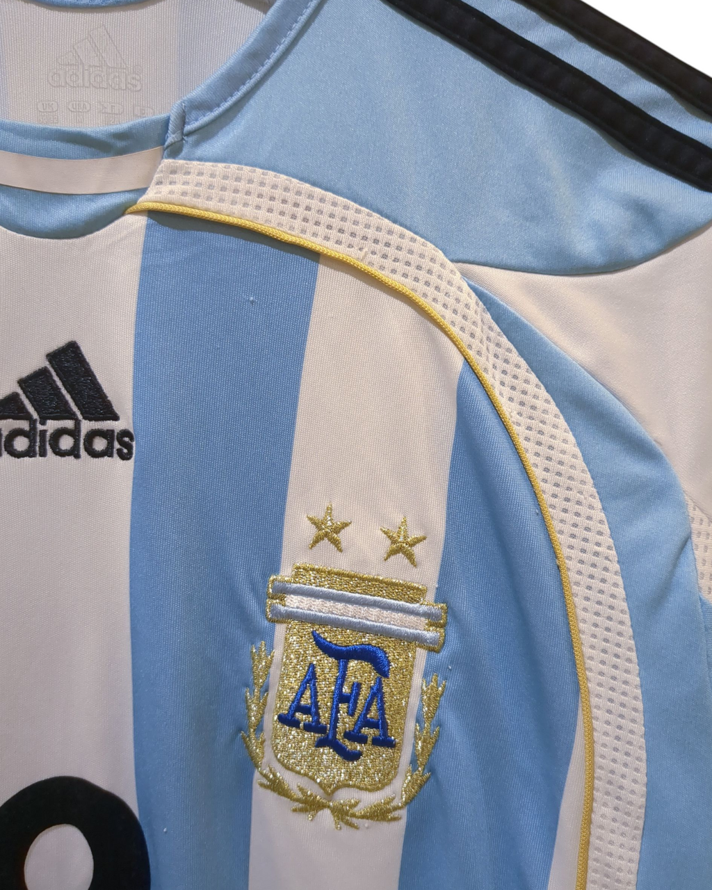 2005-07 Adidas Argentina Home Shirt #9 Crespo - (S)