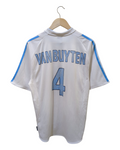 2003-04 Olympique Marseille Adidas Home Shirt #4 Van Buyten - (M)