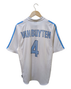 2003-04 Adidas Olympique Marseille Home Shirt #4 Van Buyten - (M)