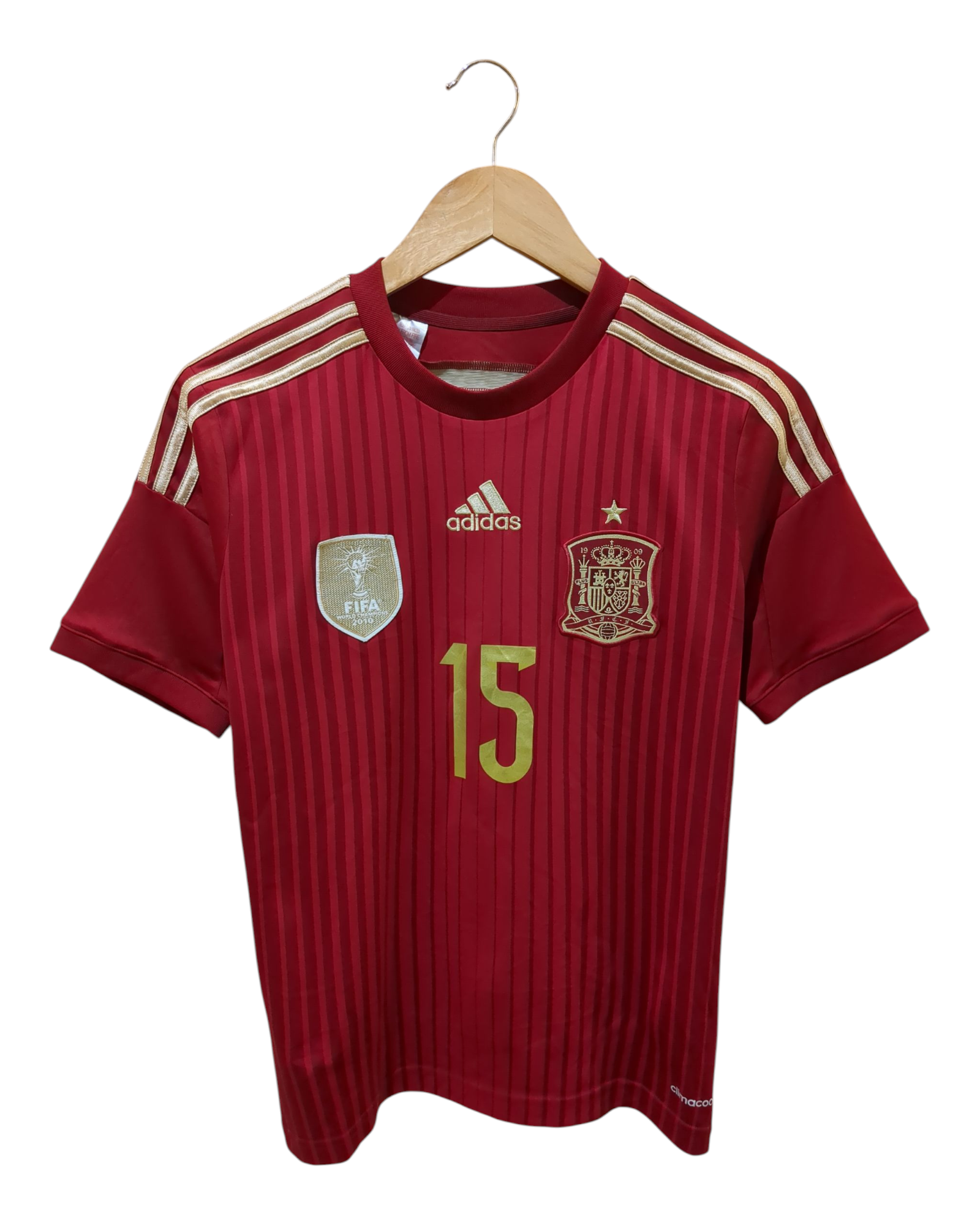 2013-15 Adidas Spain Home Shirt #15 Ramos - (S)