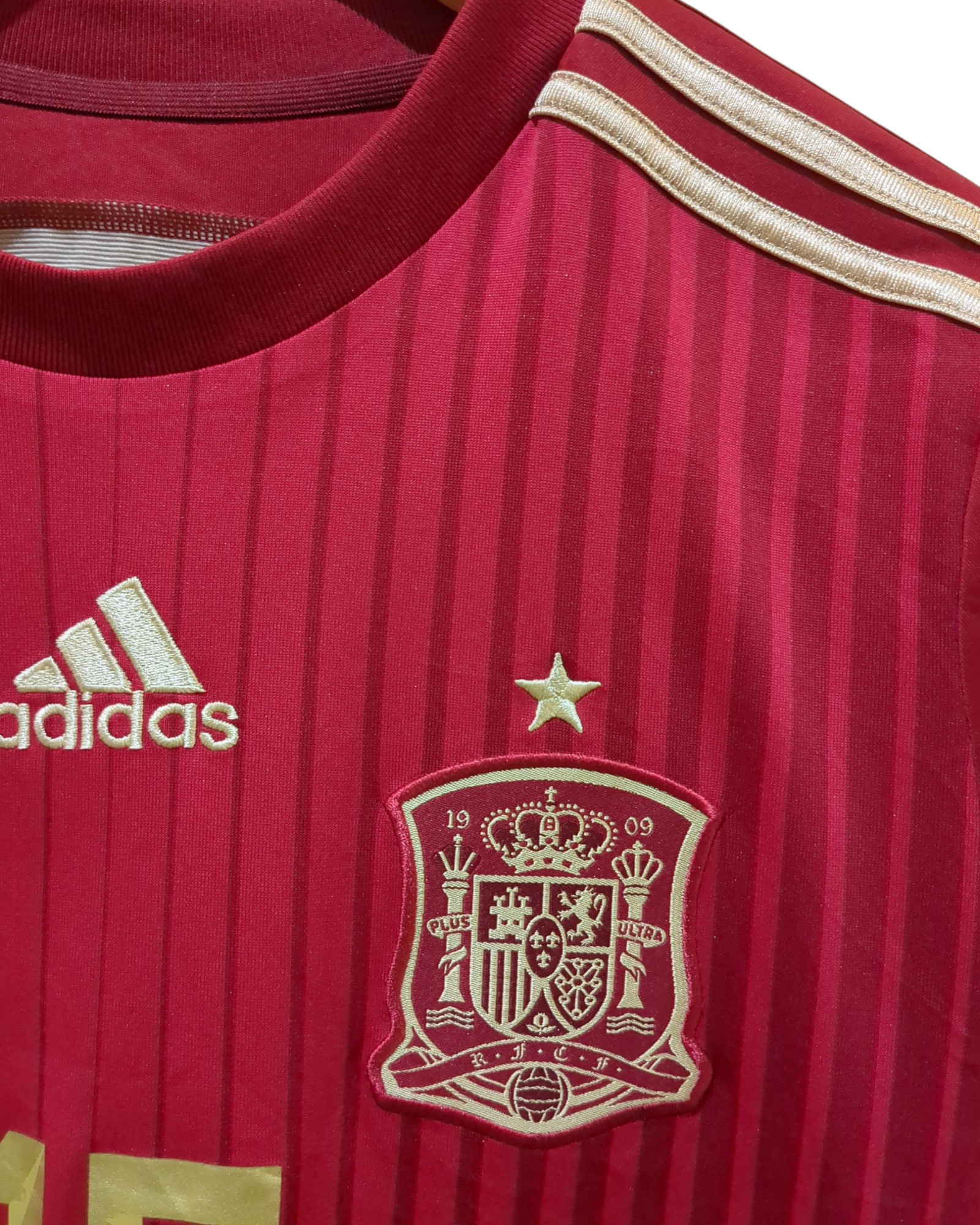 2013-15 Adidas Spain Home Shirt #15 Ramos - (S)