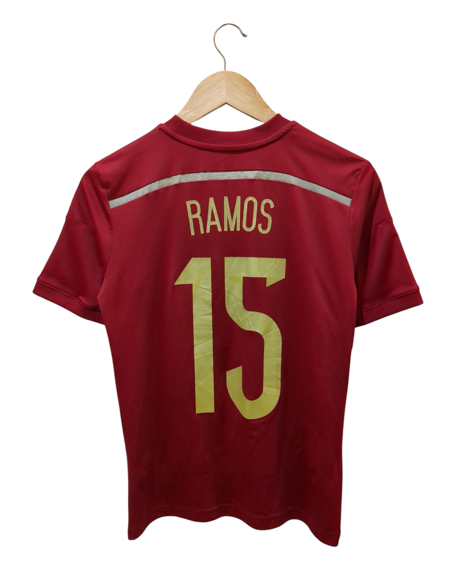 2013-15 Adidas Spain Home Shirt #15 Ramos - (S)