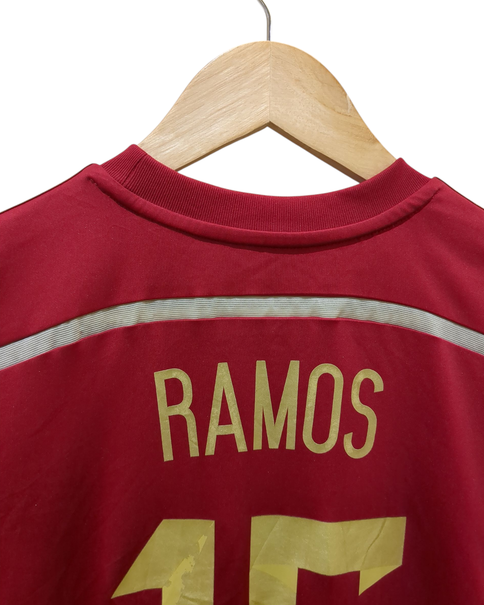 2013-15 Adidas Spain Home Shirt #15 Ramos - (S)