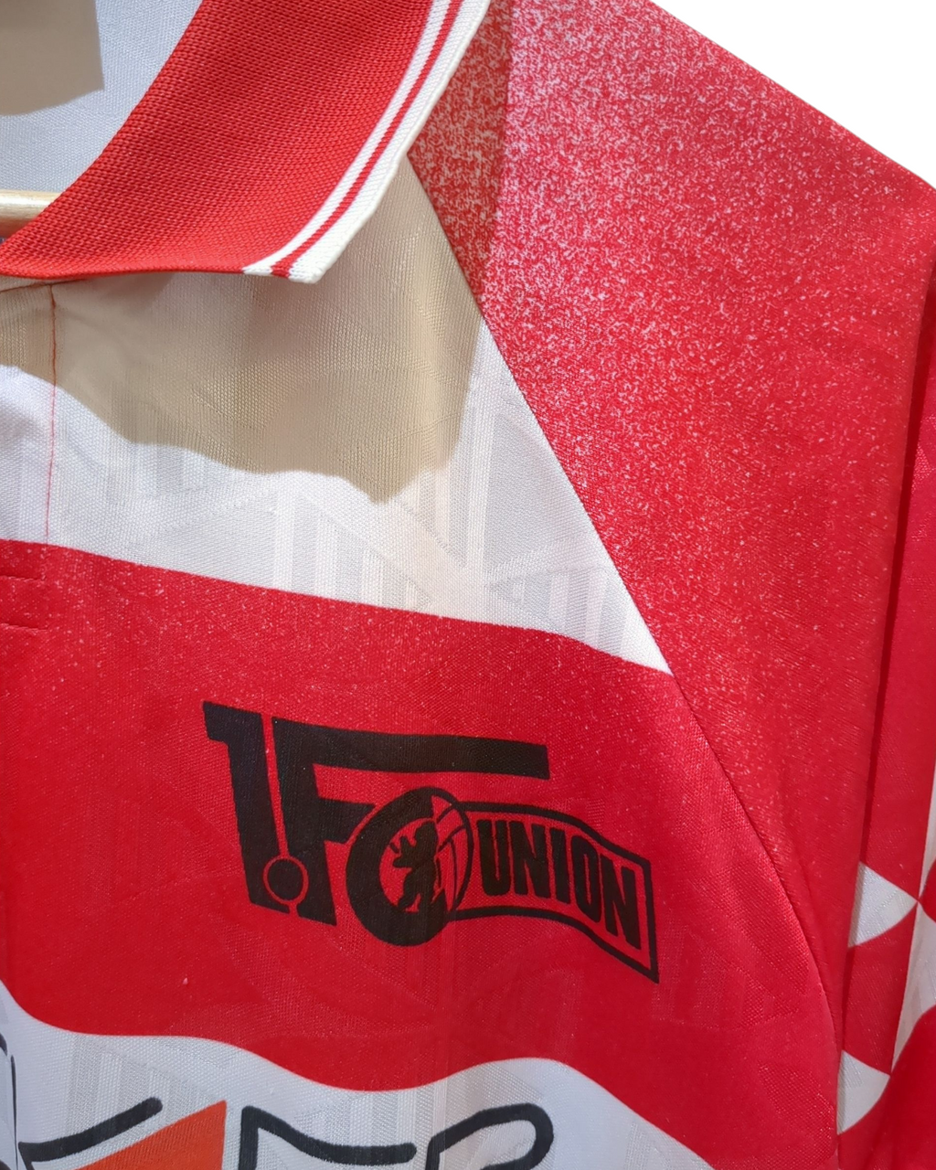 1995-96 Diadora Union Berlin Player Issue Home Shirt #11 - (L)