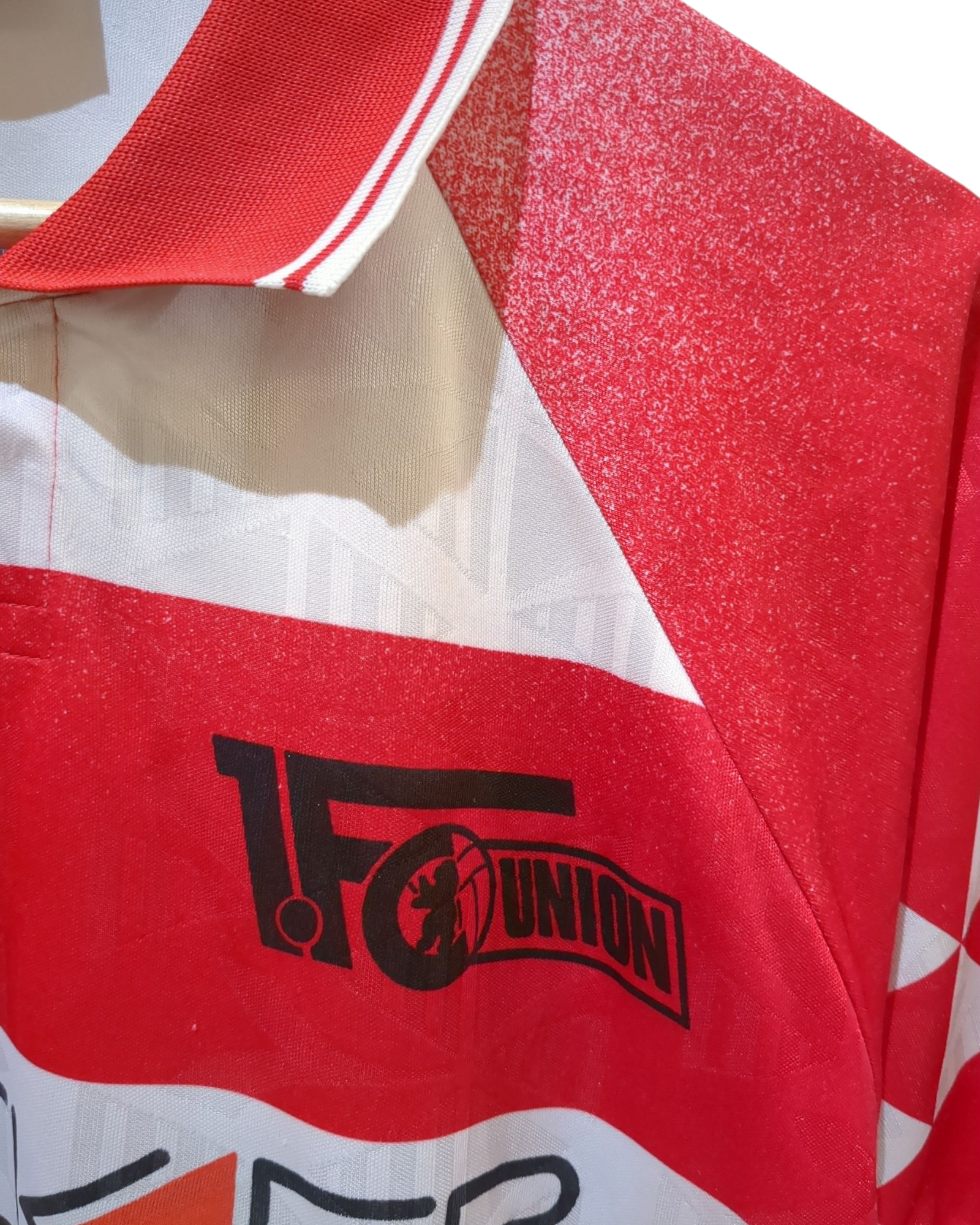 1995-96 Diadora Union Berlin Player Issue Home Shirt #11 - (L)