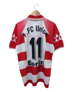 1995-96 Diadora Union Berlin Player Issue Home Shirt #11 - (L)