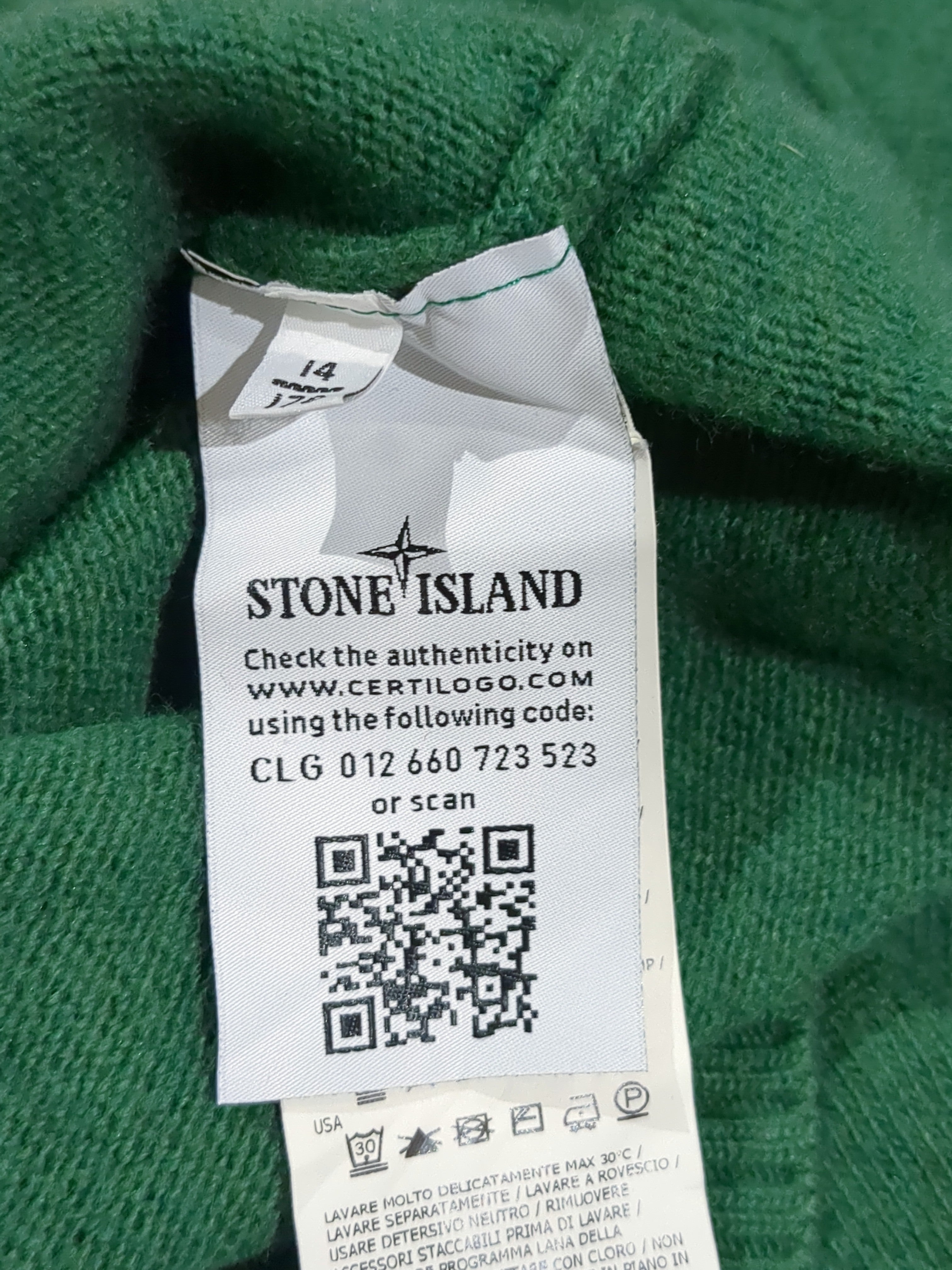 Stone Island Junior Wool Crewneck - (S)