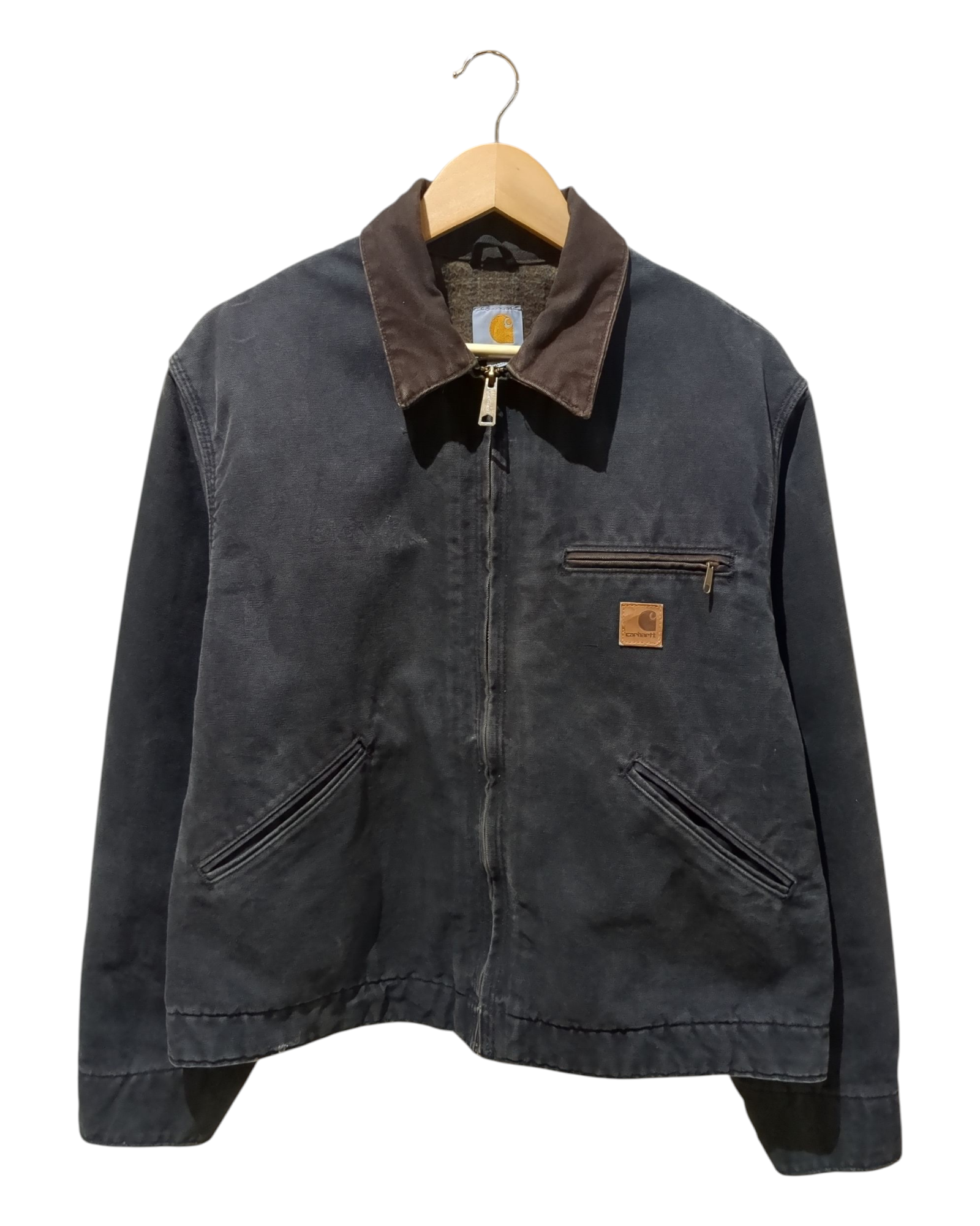 Carhartt Blanket Lined Sandstone Detroit Jacket - (XL)