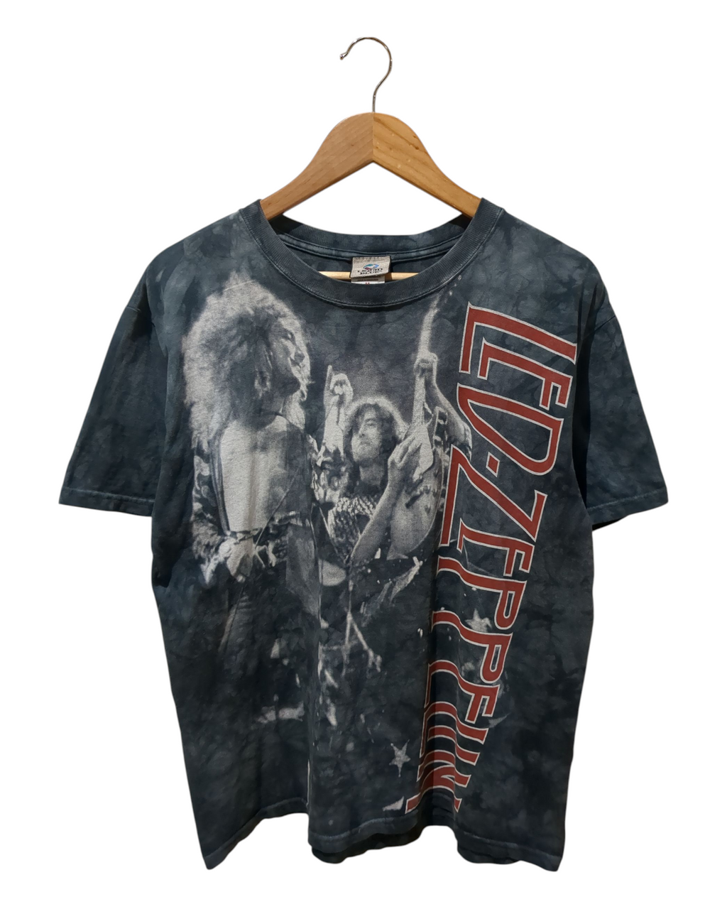 Liquid Blue 00s Led Zeppelin Tie Dye Tee - (M)