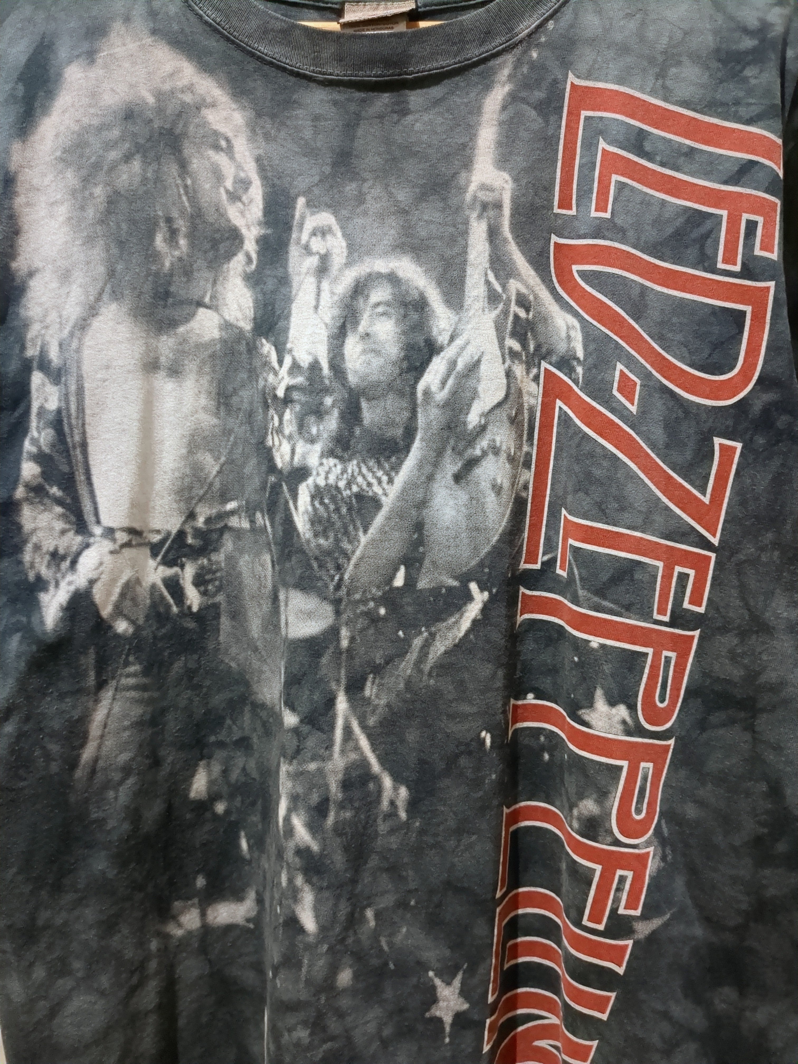 Liquid Blue 00s Led Zeppelin Tie Dye Tee - (M)