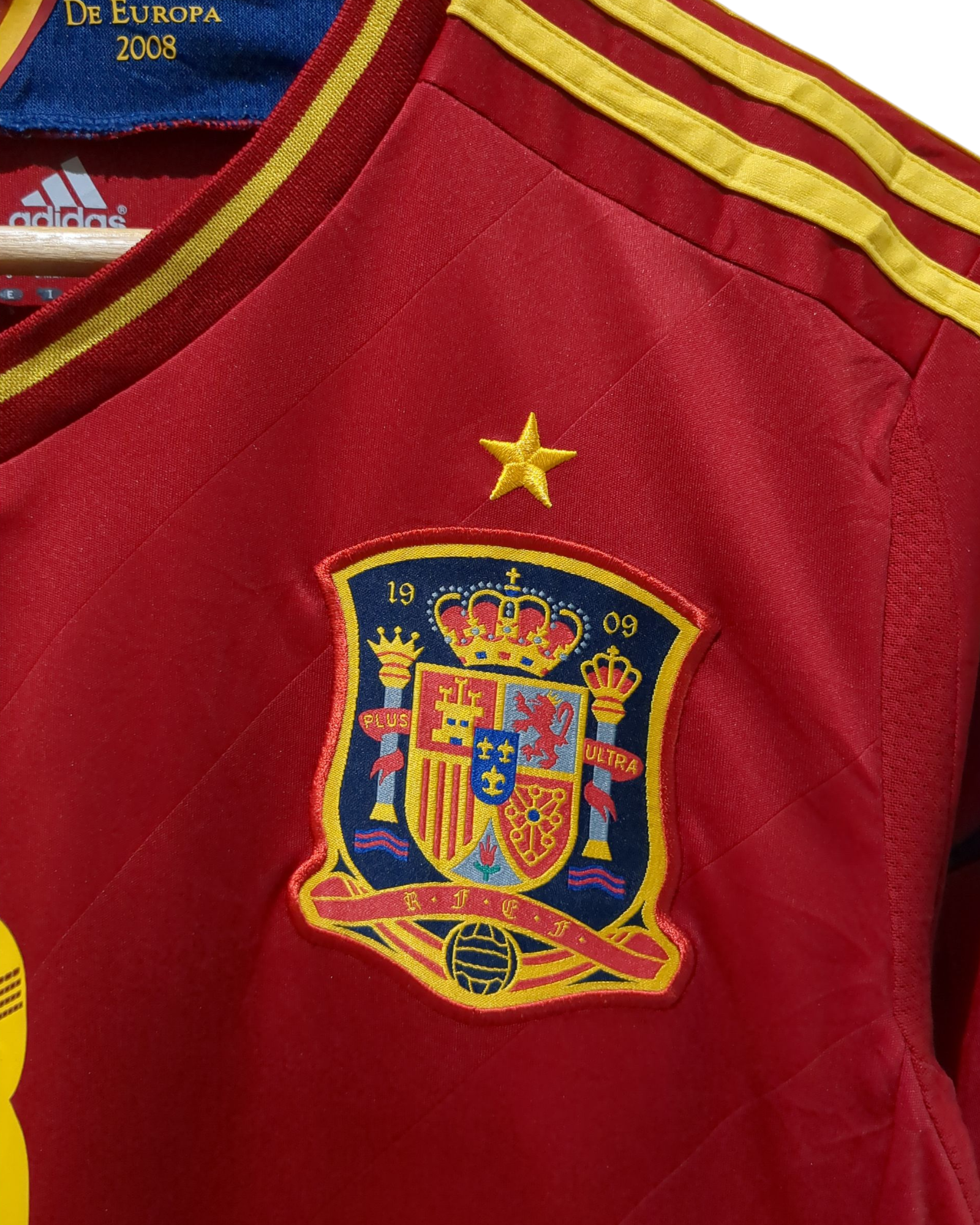 2011-12 Adidas Spain Home Shirt #8 Xavi - (S)