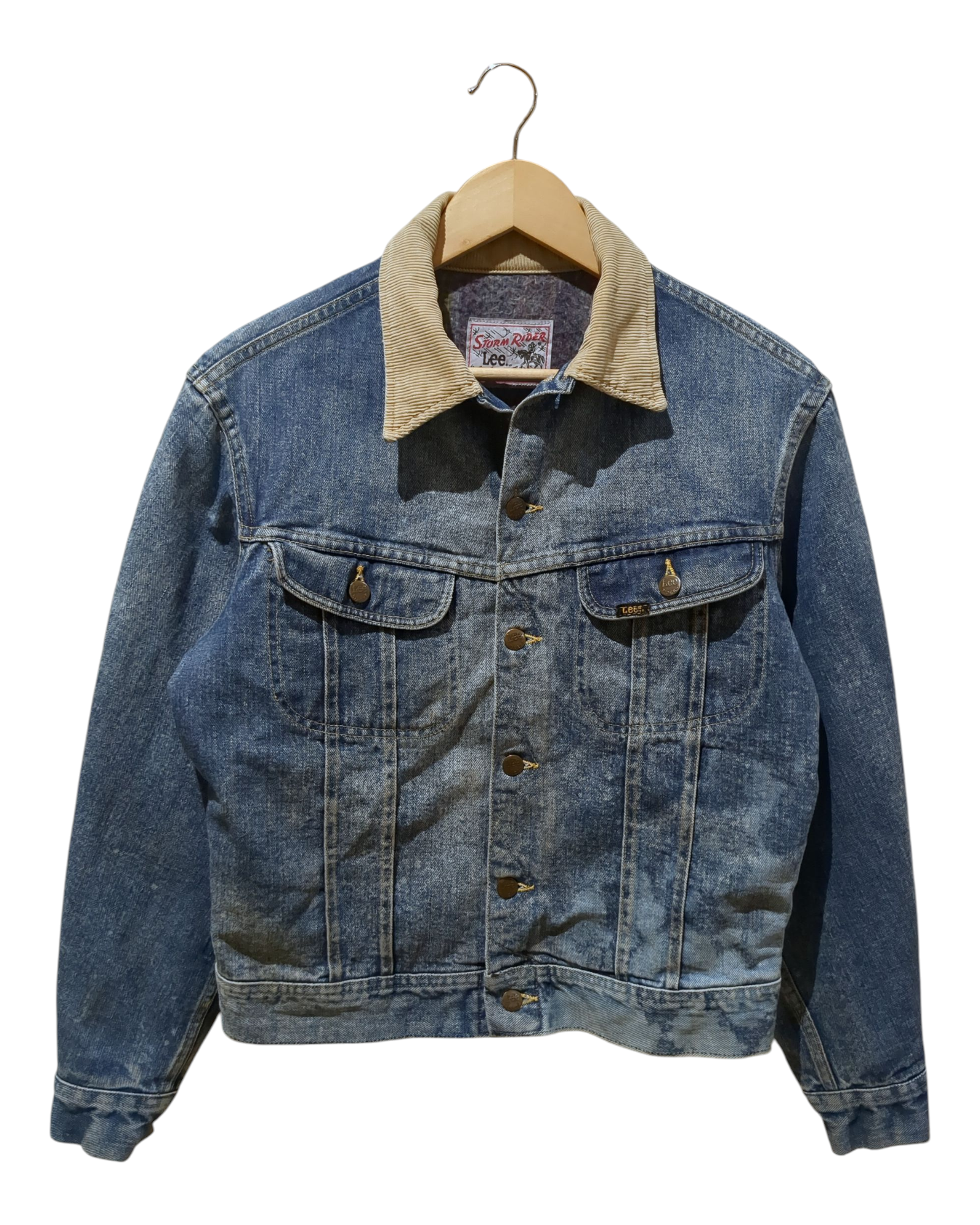 Lee Storm Rider 80s Blanket Lined Denim Jacket - (M)