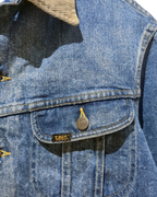 Lee Storm Rider 80s Blanket Lined Denim Jacket - (M)