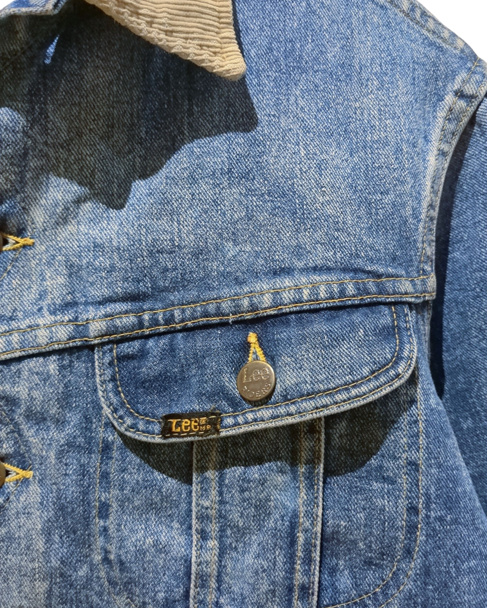 Lee Storm Rider 80s Blanket Lined Denim Jacket - (M)