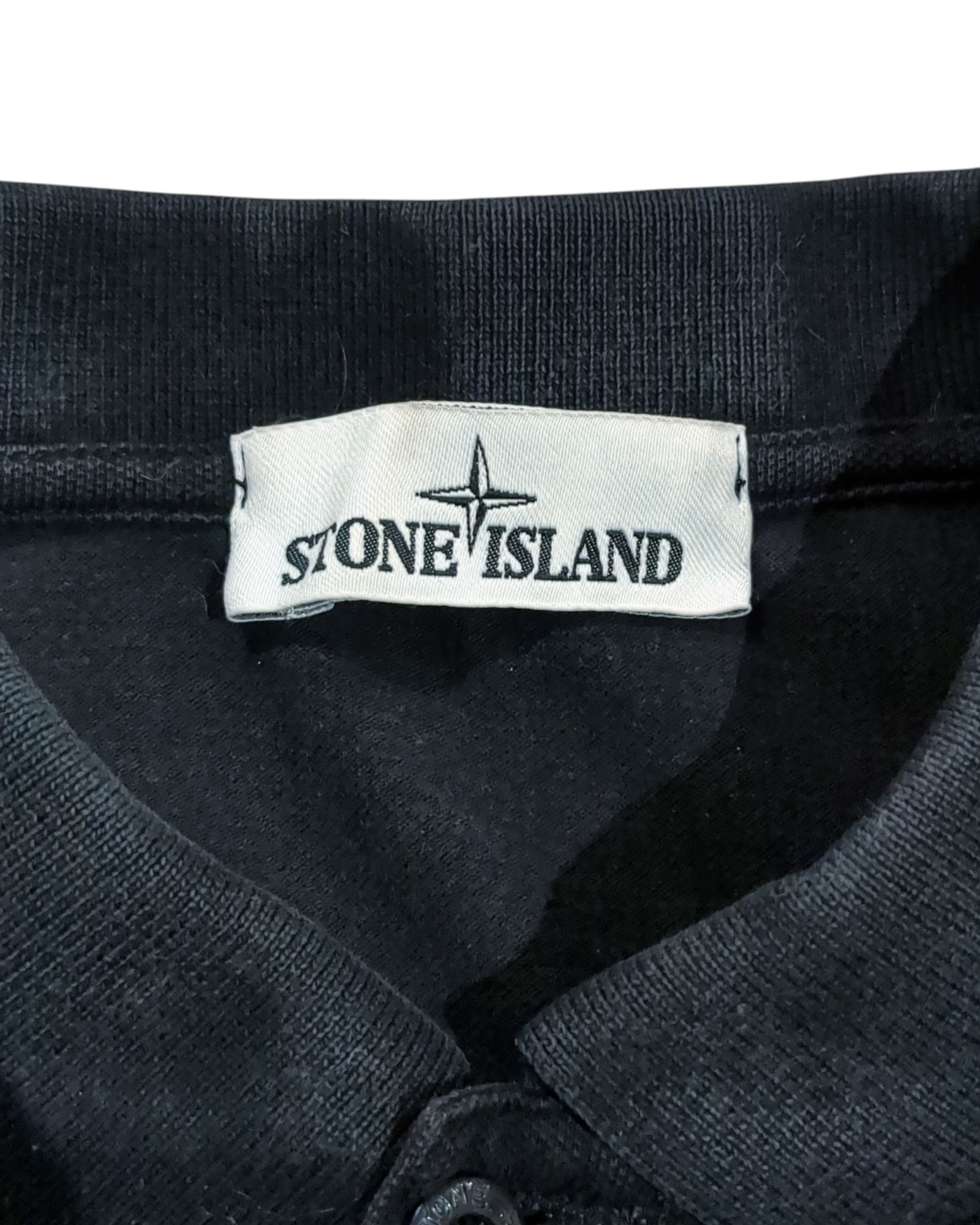 Stone Island Long Sleeve Polo Shirt - (M)
