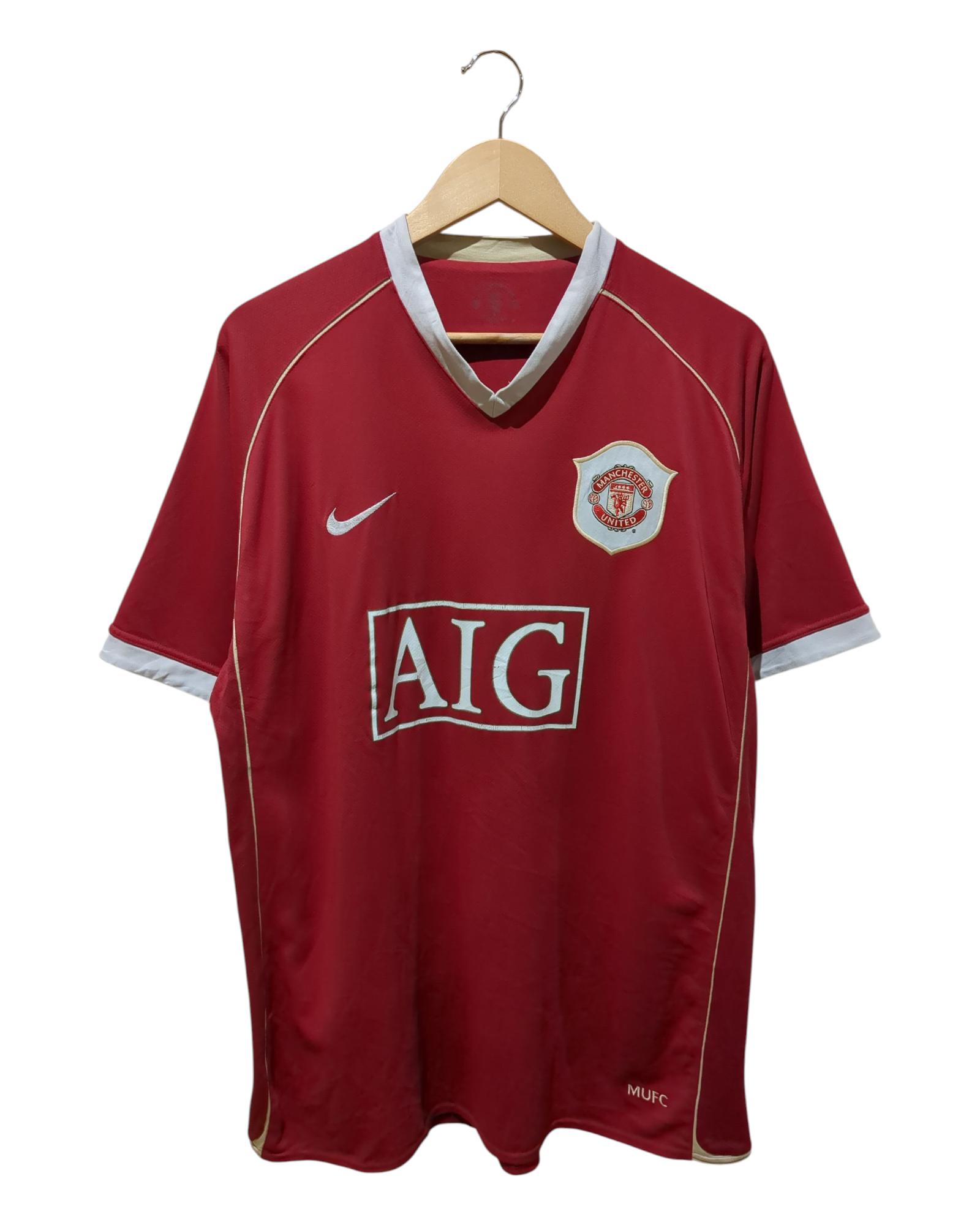 2006-07 Nike Manchester United Home Shirt - (XL)