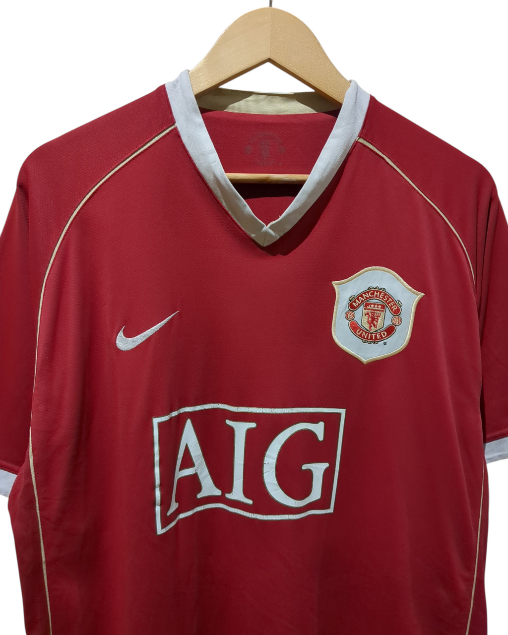 2006-07 Nike Manchester United Home Shirt - (XL)