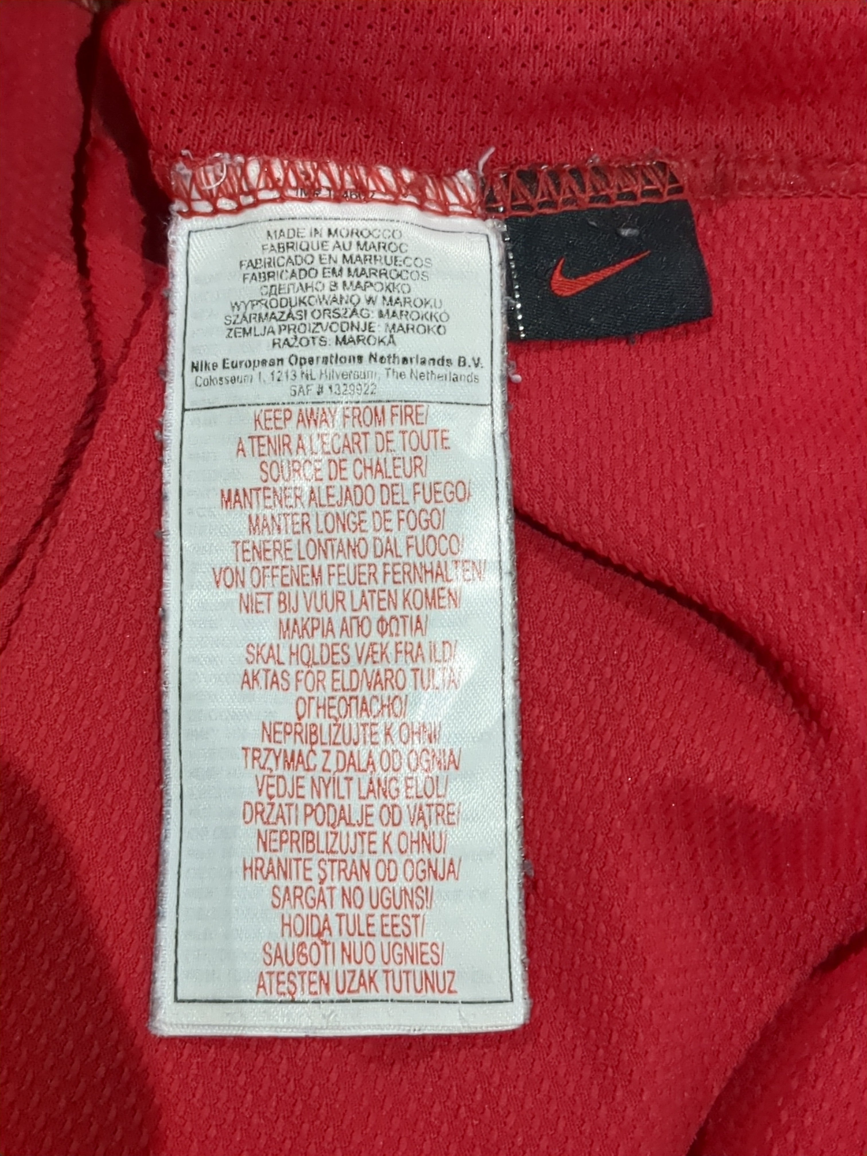 2006-07 Nike Manchester United Home Shirt - (XL)