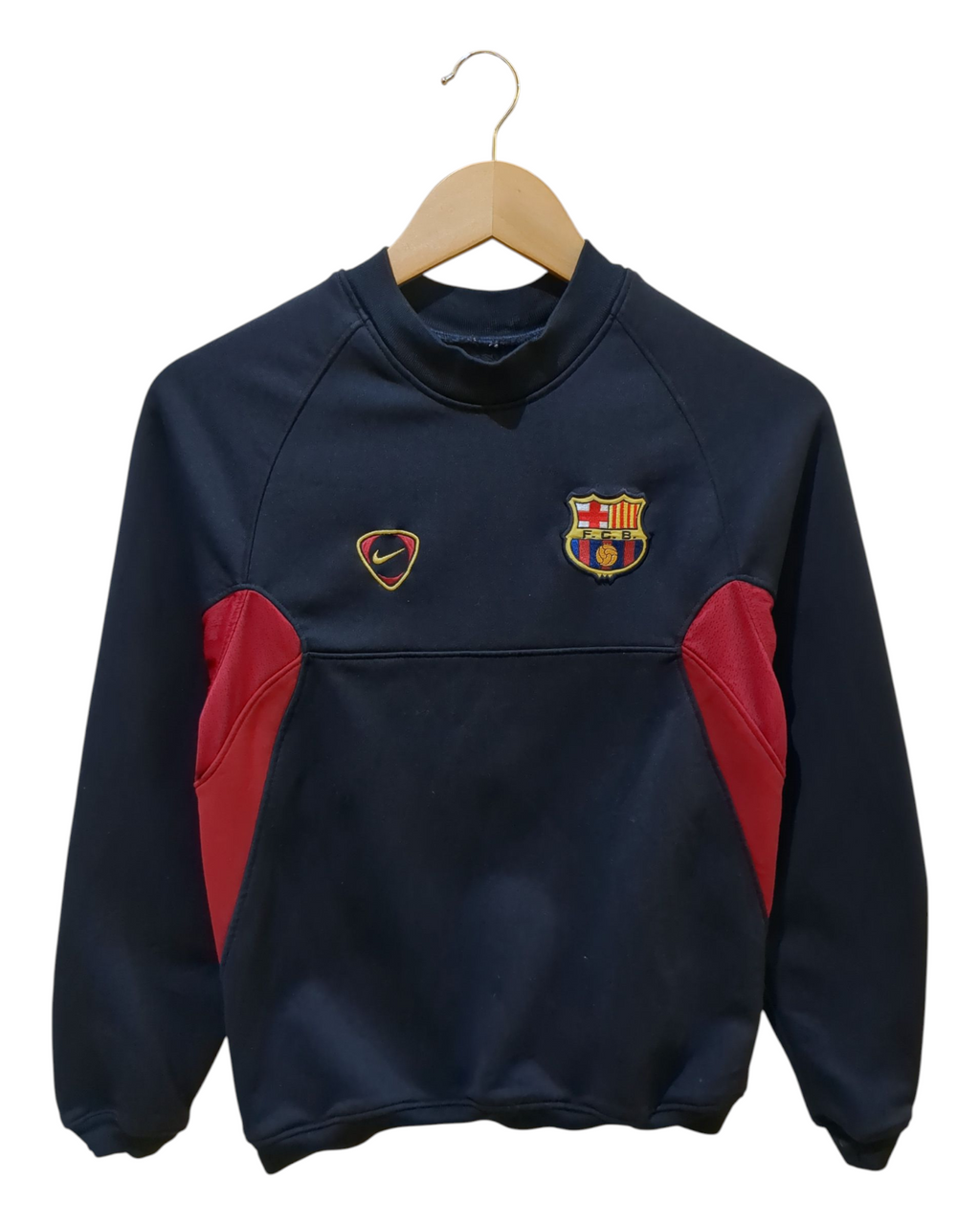 2000-01 Nike Barcelona Sweat Top - (S)