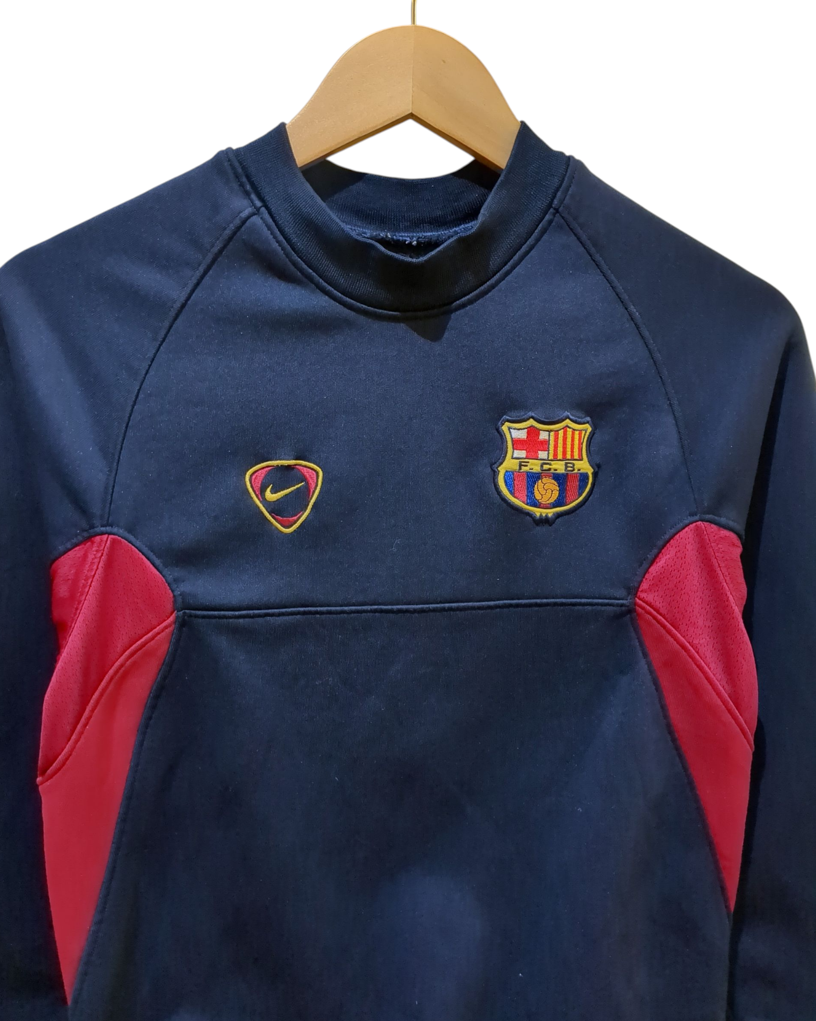 2000-01 Nike Barcelona Sweat Top - (S)