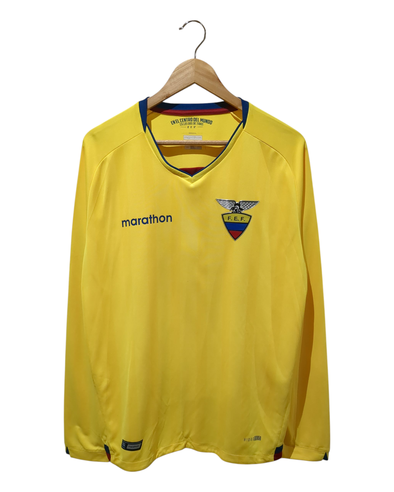 2017-18 Marathon Ecuador Home L/S Shirt - (L)