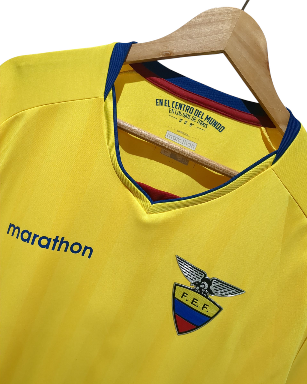 2017-18 Marathon Ecuador Home L/S Shirt - (L)