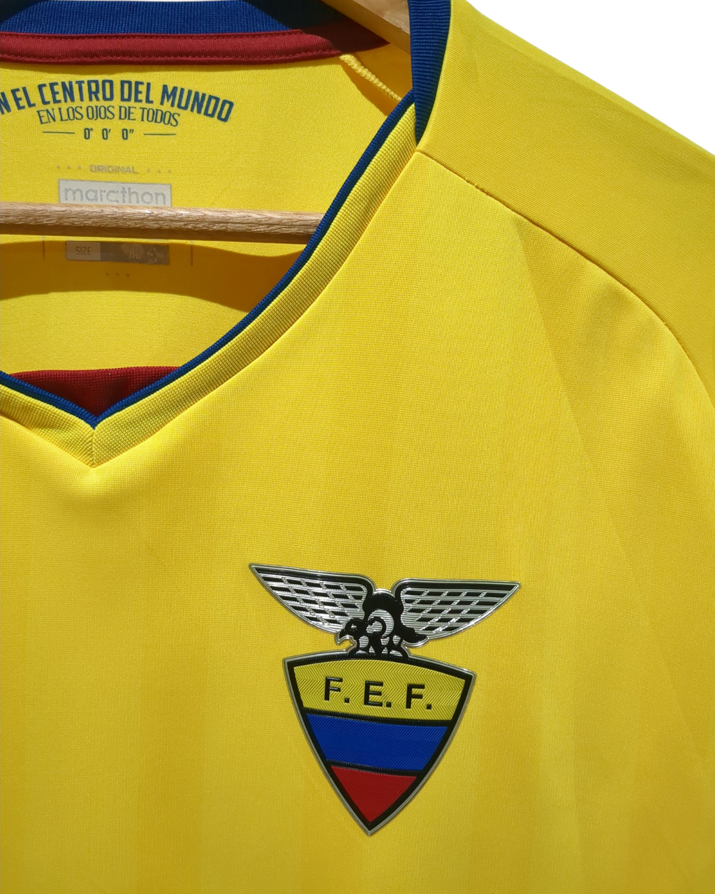 2017-18 Marathon Ecuador Home L/S Shirt - (L)