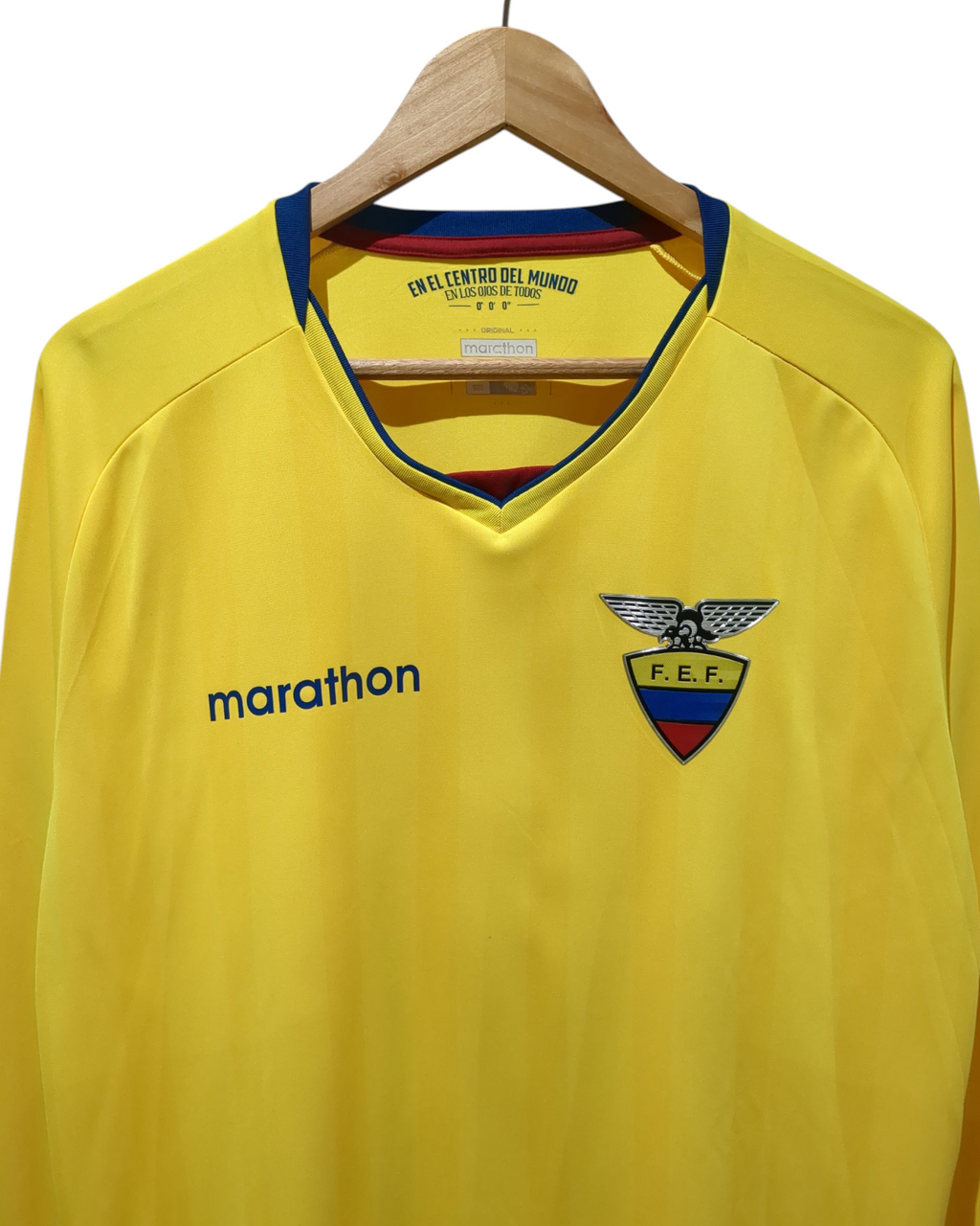 2017-18 Marathon Ecuador Home L/S Shirt - (L)