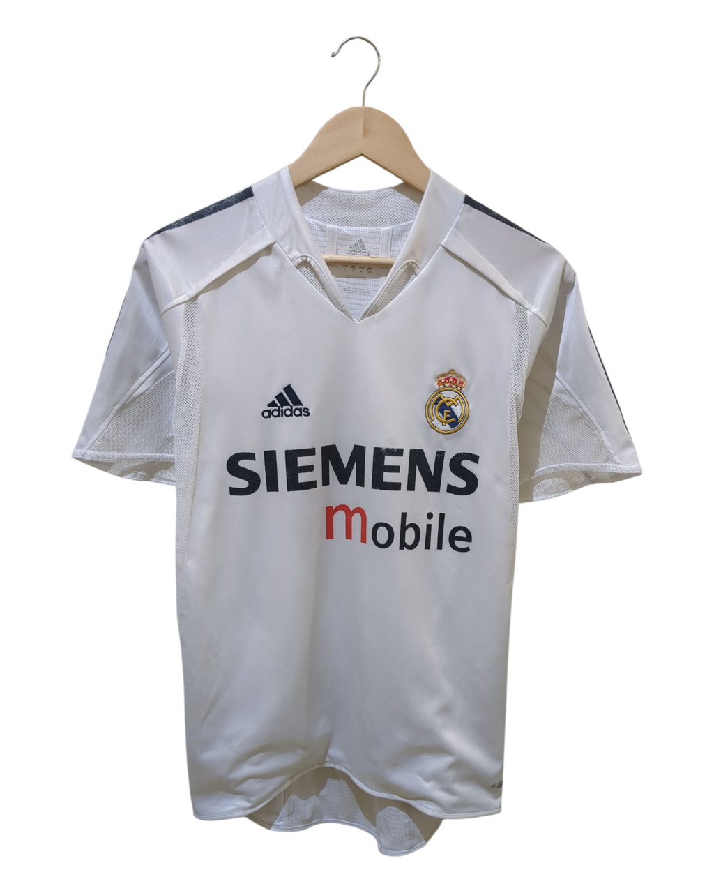 2004-05 Adidas Real Madrid Player Issue Home Shirt - (S)