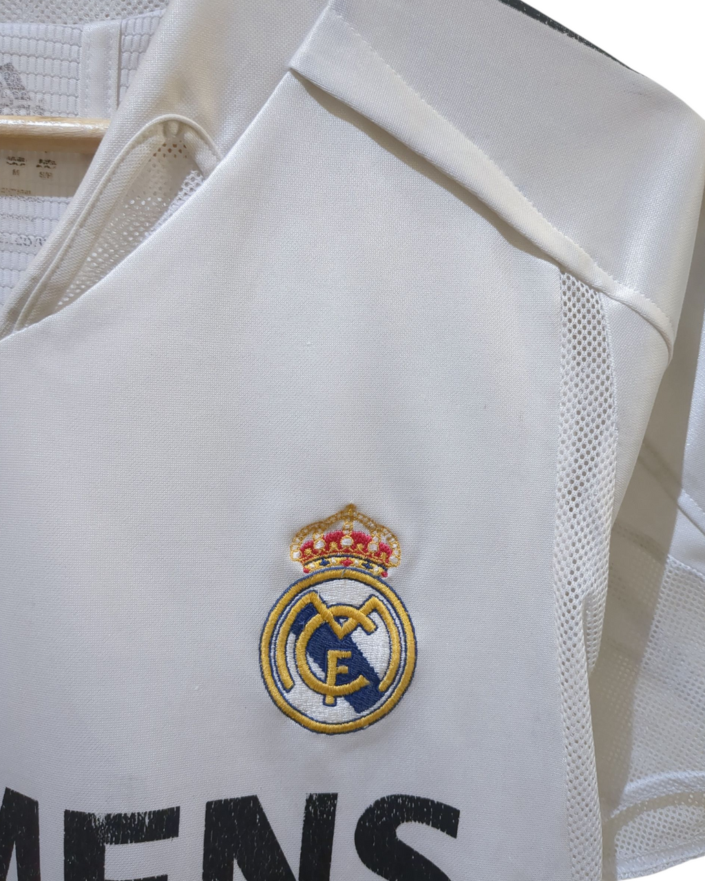 2004-05 Adidas Real Madrid Player Issue Home Shirt - (S)