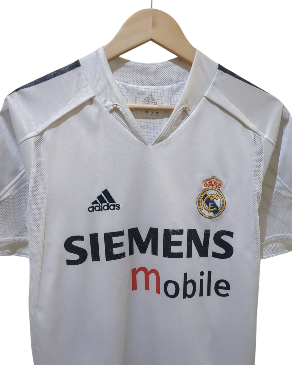 2004-05 Adidas Real Madrid Player Issue Home Shirt - (S)