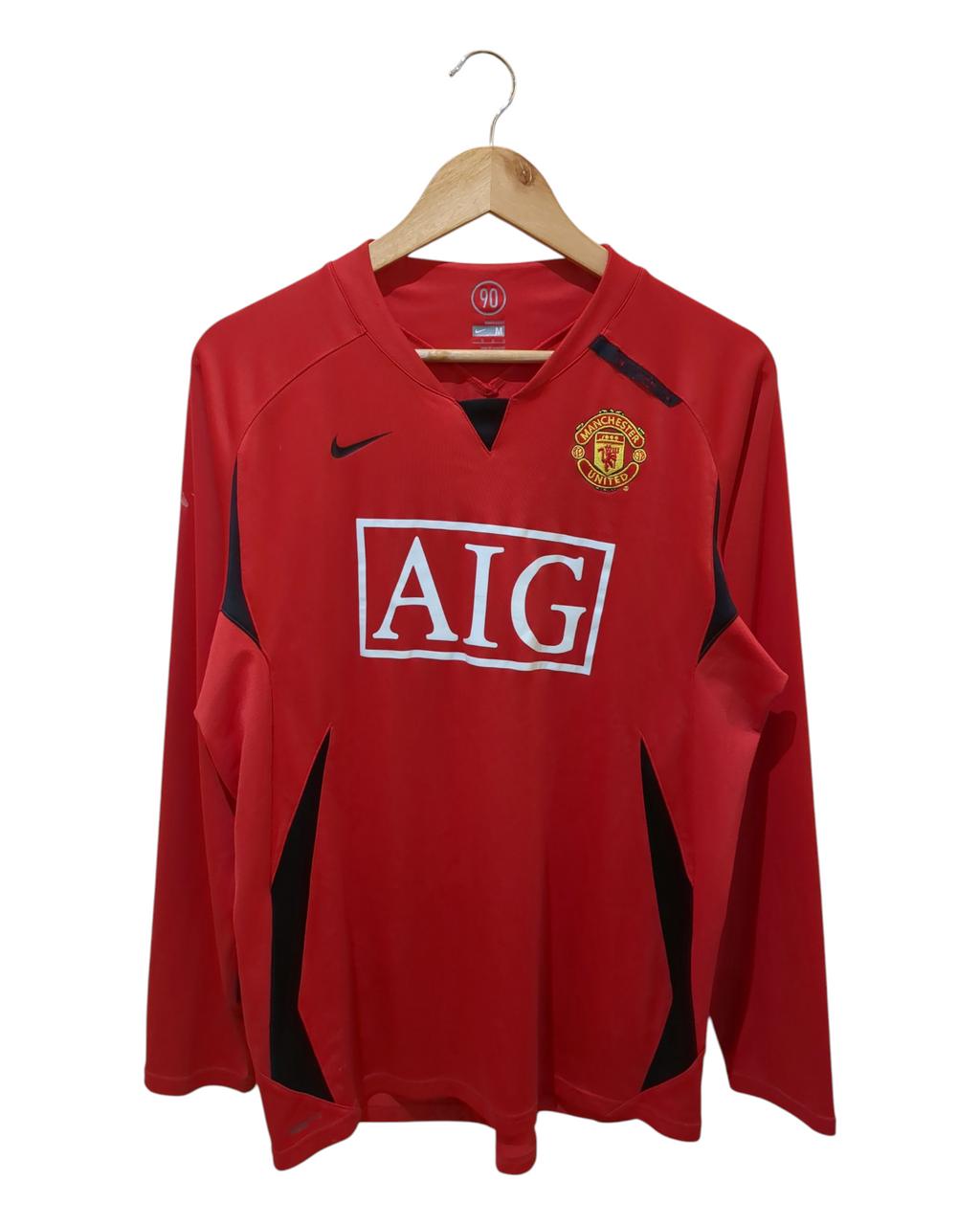 2007-08 Nike Manchester United Training L/S Shirt - (L)