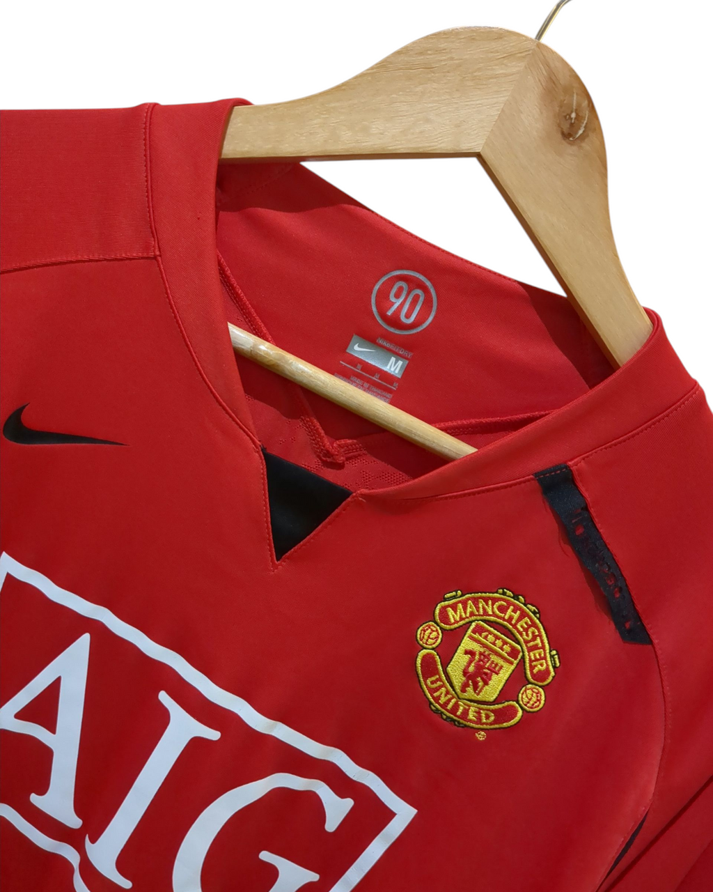 2007-08 Nike Manchester United Training L/S Shirt - (L)