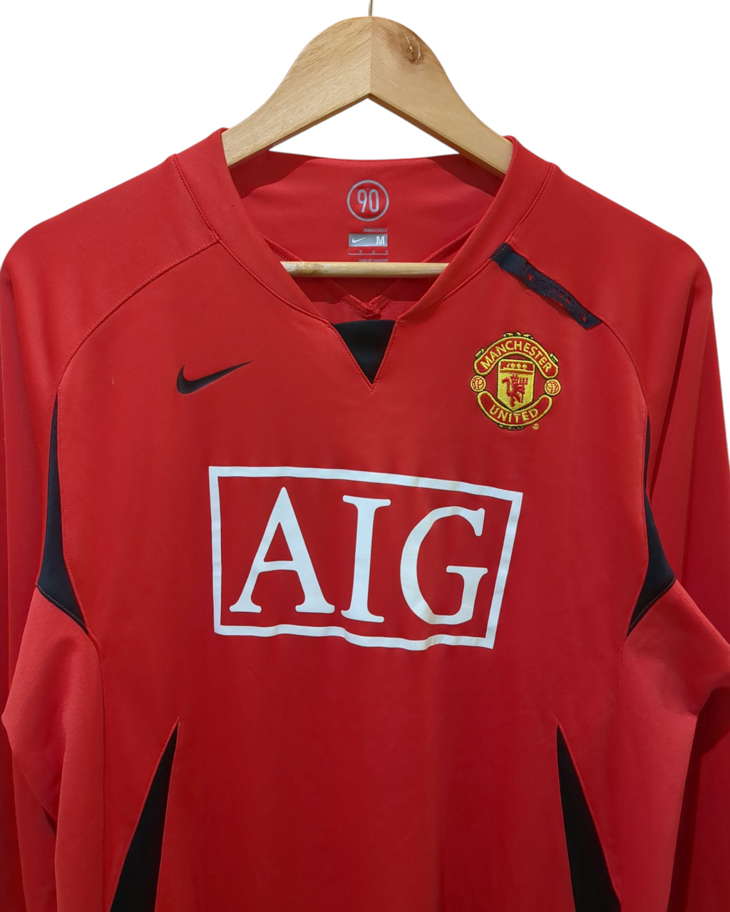2007-08 Nike Manchester United Training L/S Shirt - (L)